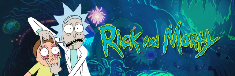 Rick and Morty produkty banner mobil