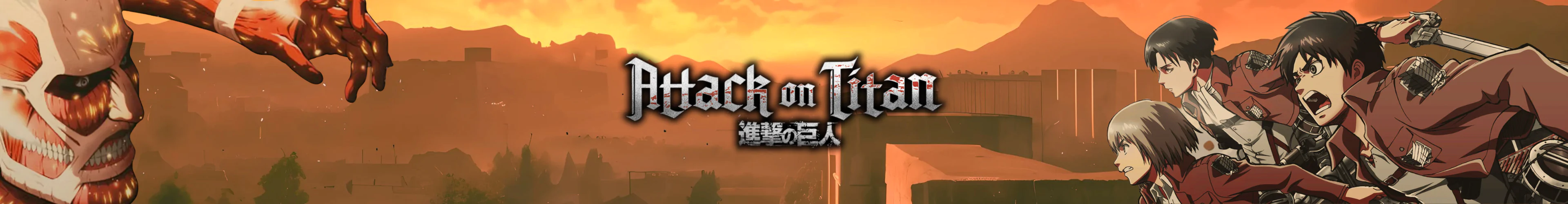 Attack on Titan produkty banner