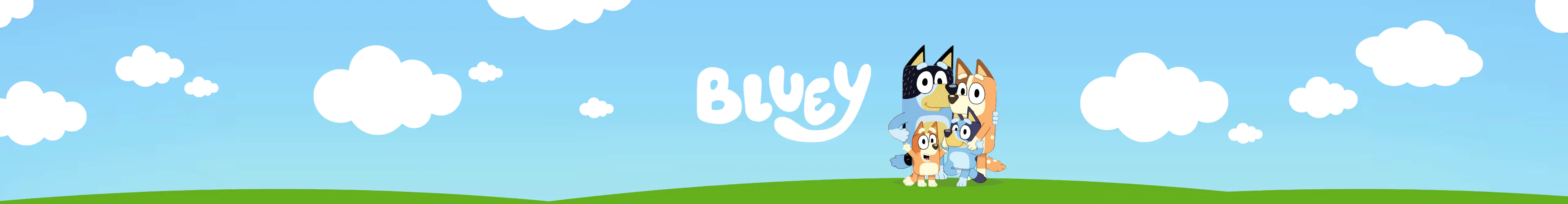 Bluey produkty banner