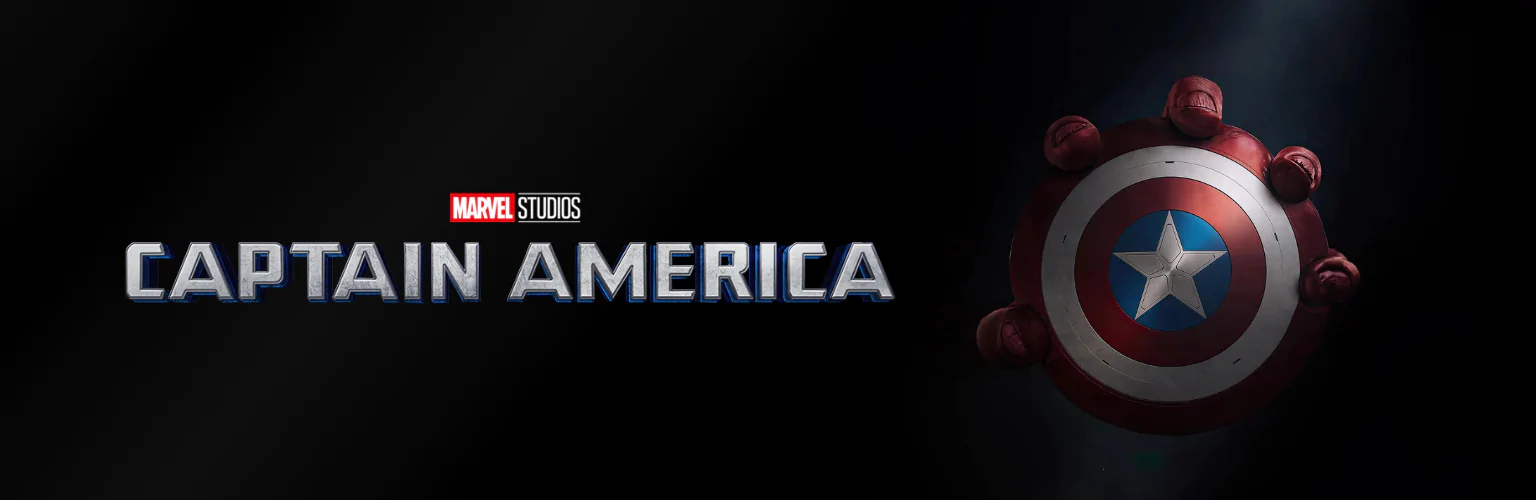 Captain America čiapky banner mobil