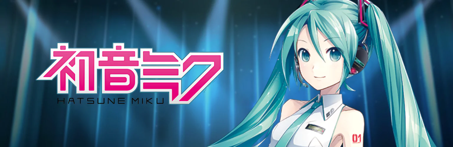 Vocaloid Hatsune Miku produkty banner mobil