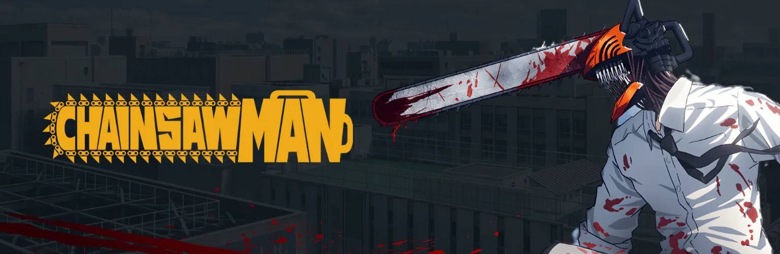 Chainsaw Man produkty banner mobil