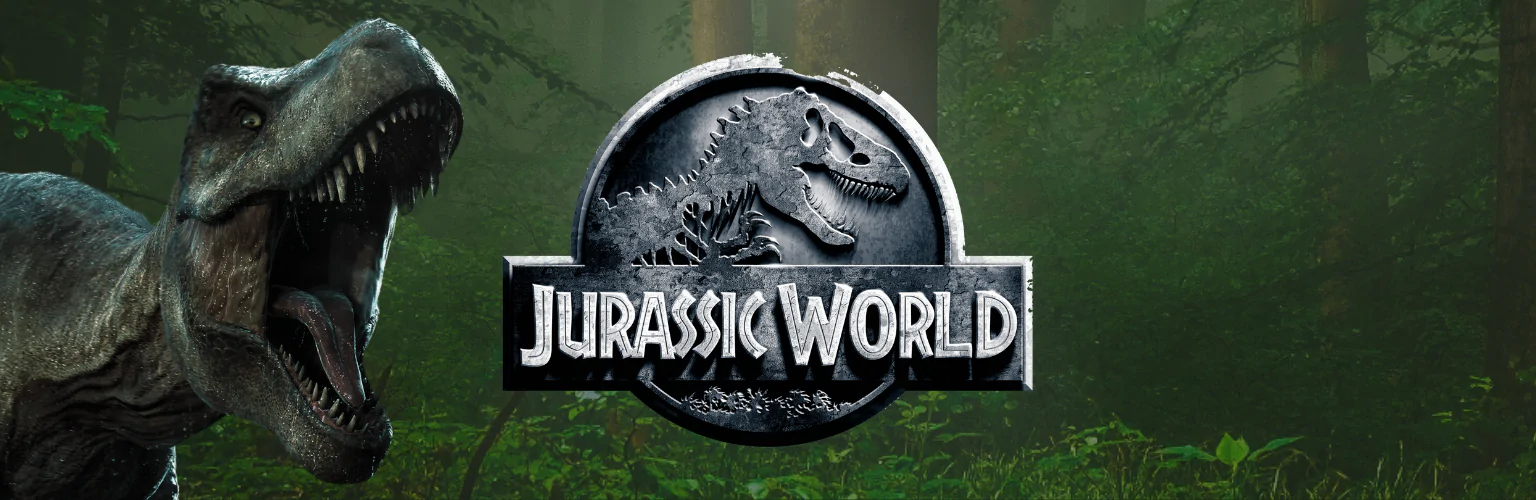 Jurassic World podložky pod myš banner mobil