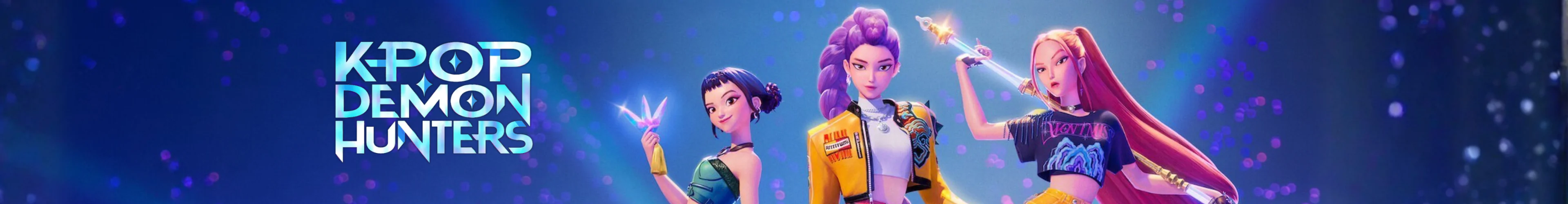 KPop Demon Hunters magnety na chladničku banner
