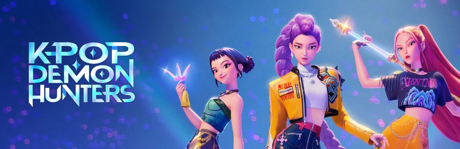 KPop Demon Hunters magnety na chladničku banner mobil