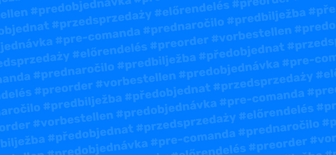 Predobjednávka produkty banner
