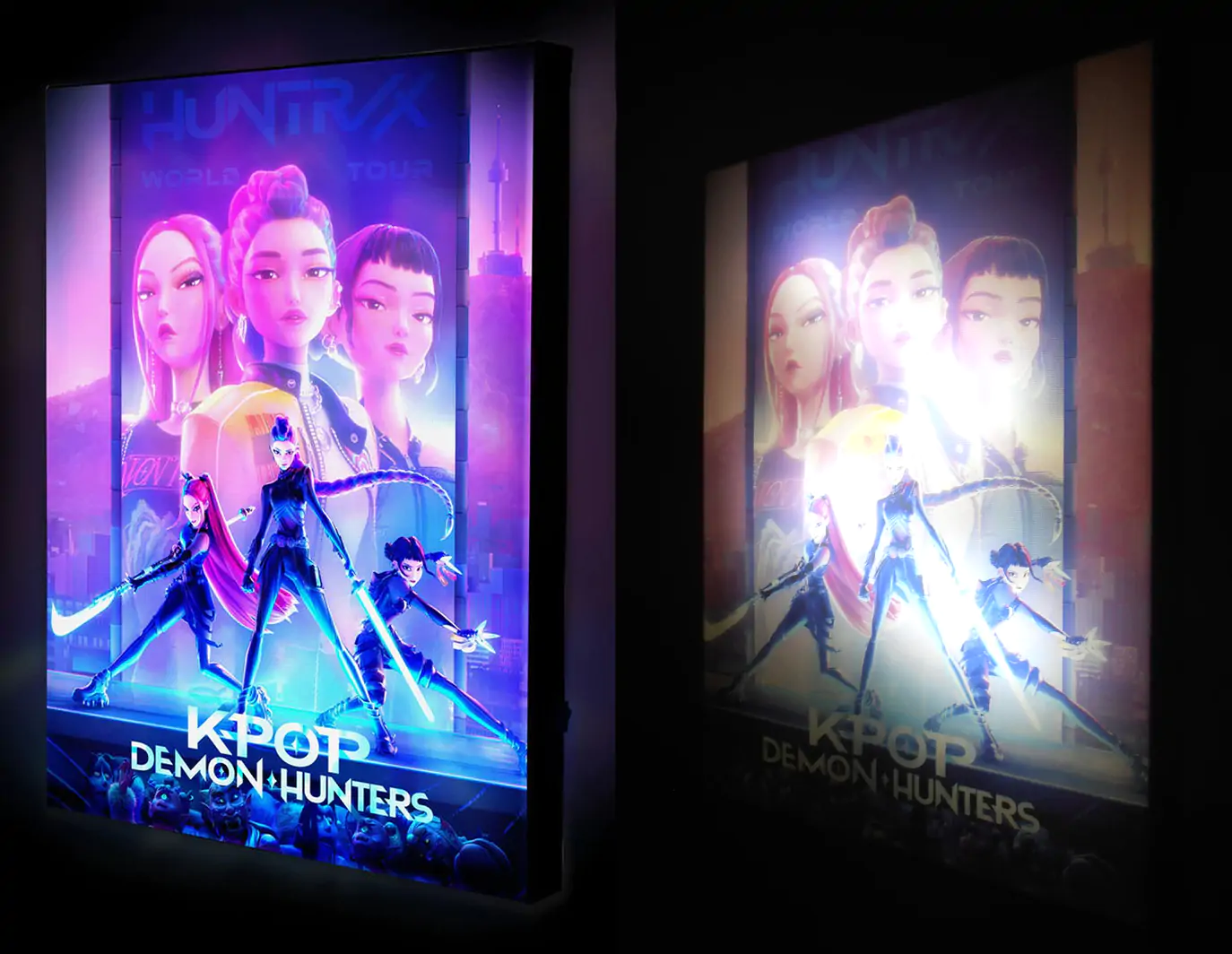 KPop Demon Hunters Svietiace plátno produktová fotografia
