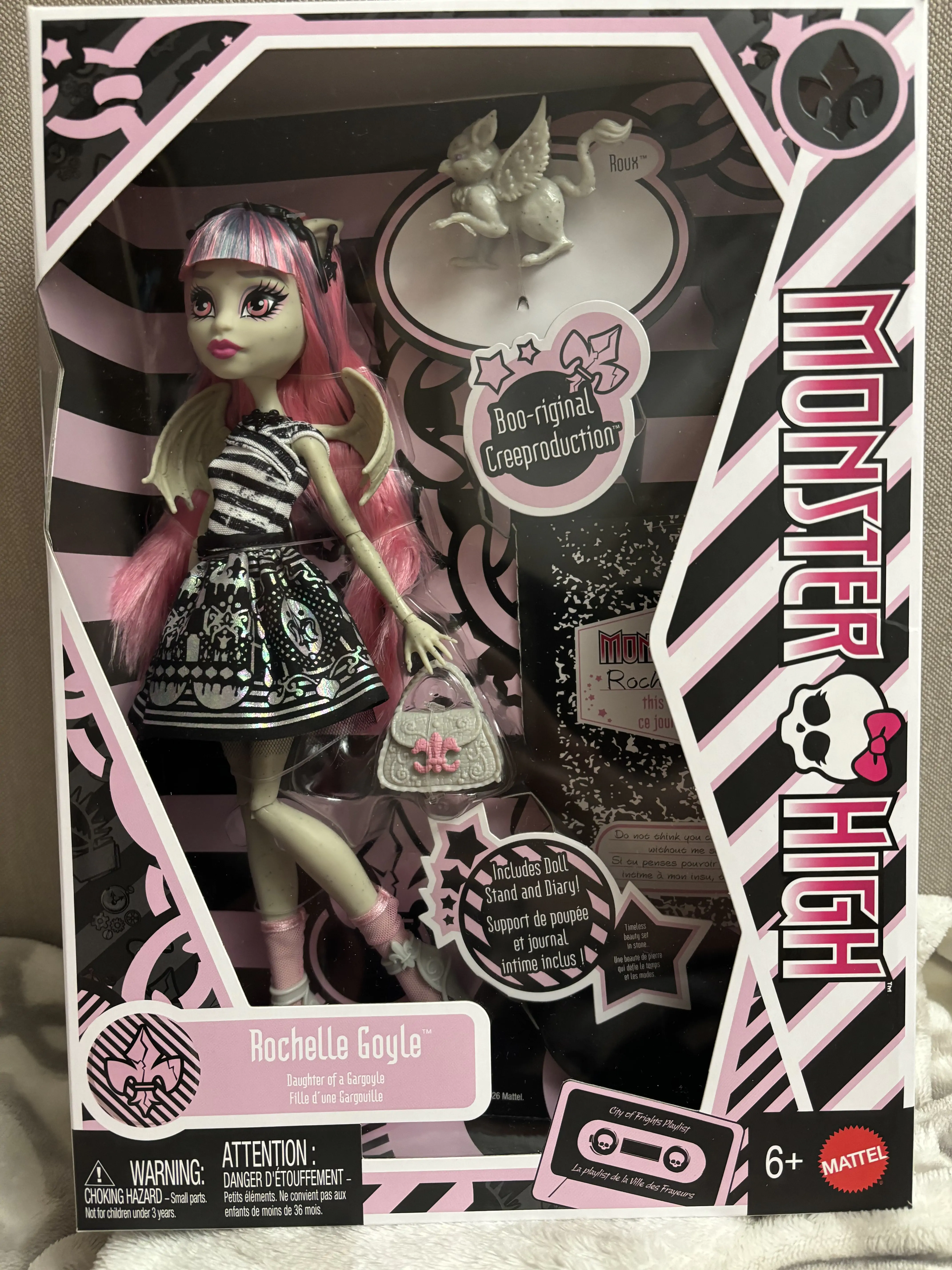 Monster High zberateľská bábika Rochelle Goyle produktová fotografia
