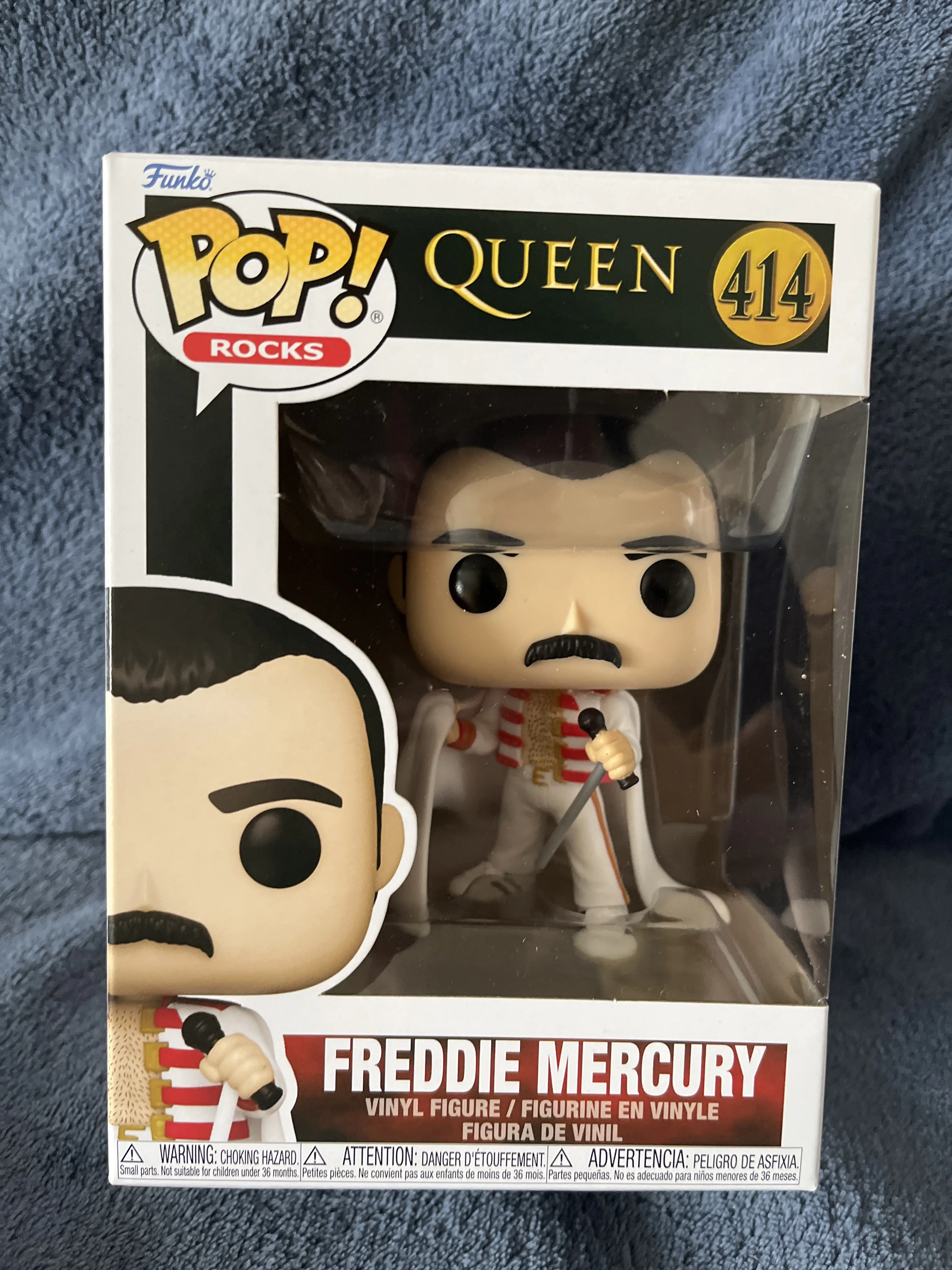 Queen Funko POP! Rocks vinylová figúrka Freddie Mercury s plášťom 9 cm produktová fotografia