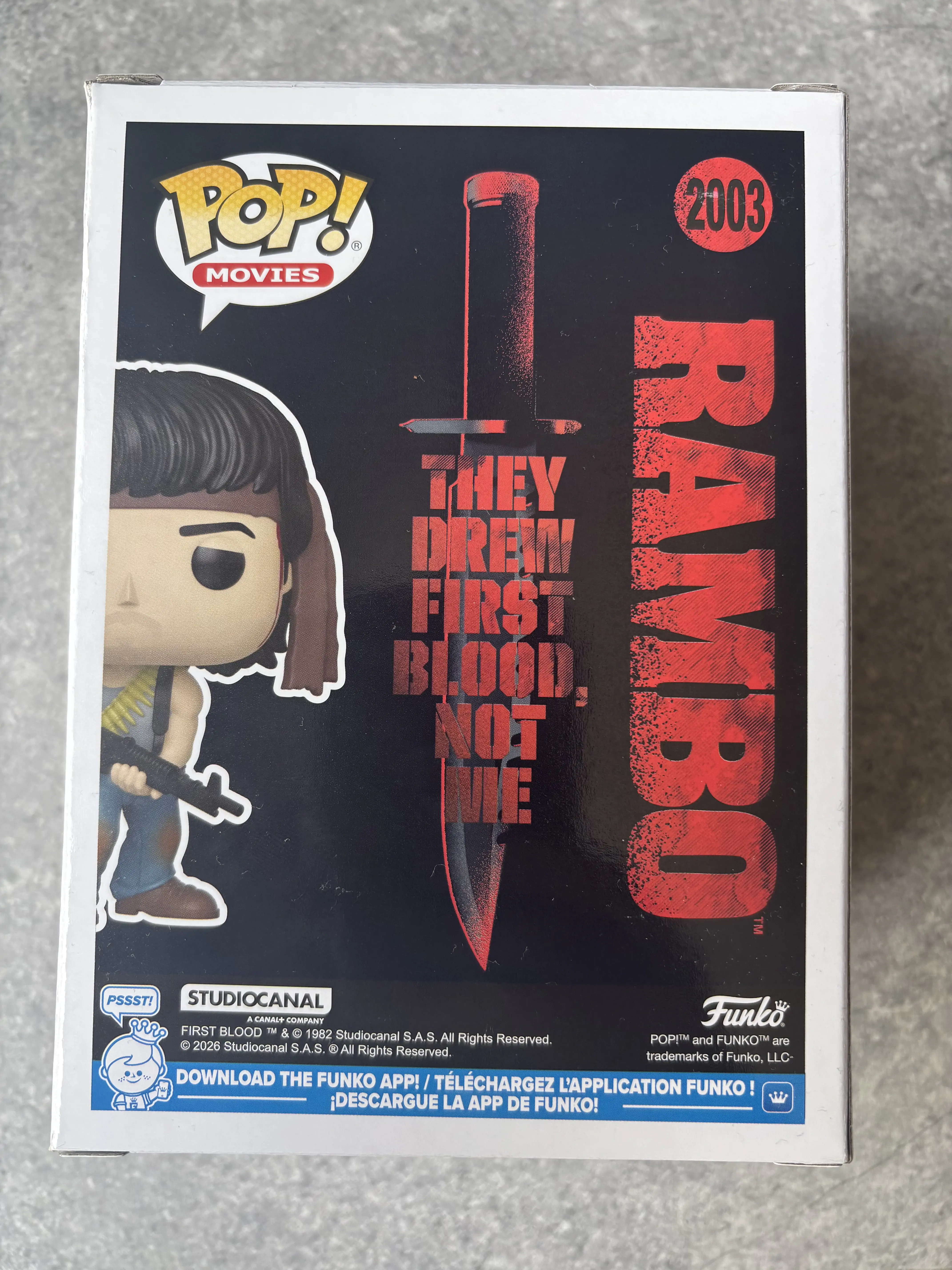 Funko POP figúrka Rambo John Rambo produktová fotografia