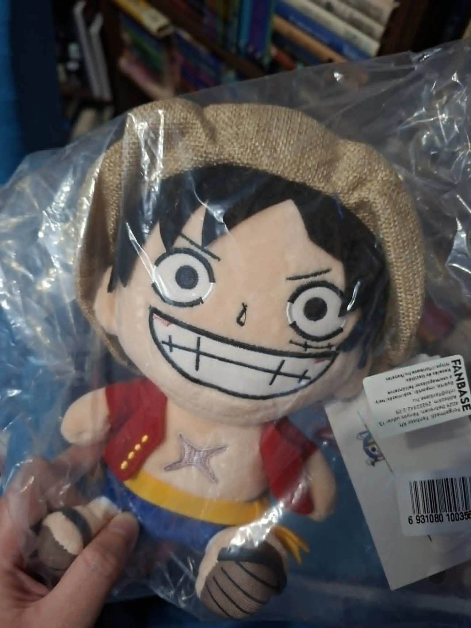 Plyšová figúrka Monkey D. Luffy Gear 5 New World Ver. 20 cm produktová fotografia