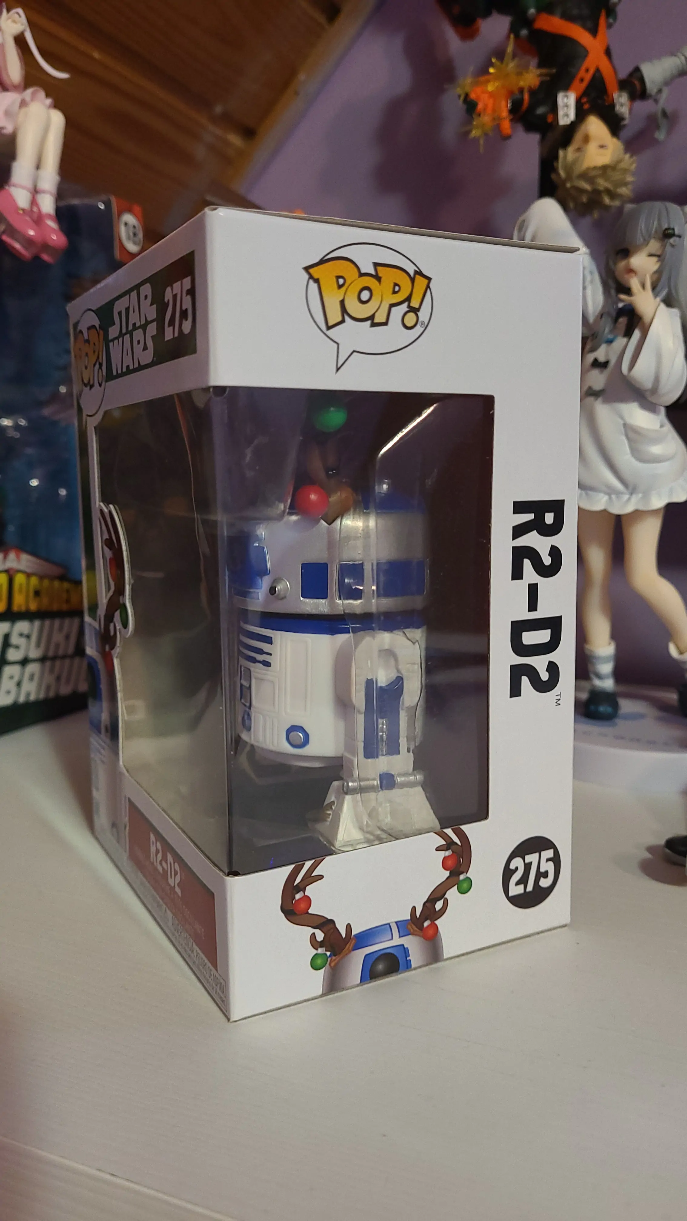 Figúrka POP Star Wars Holiday R2-D2 with Antlers produktová fotografia