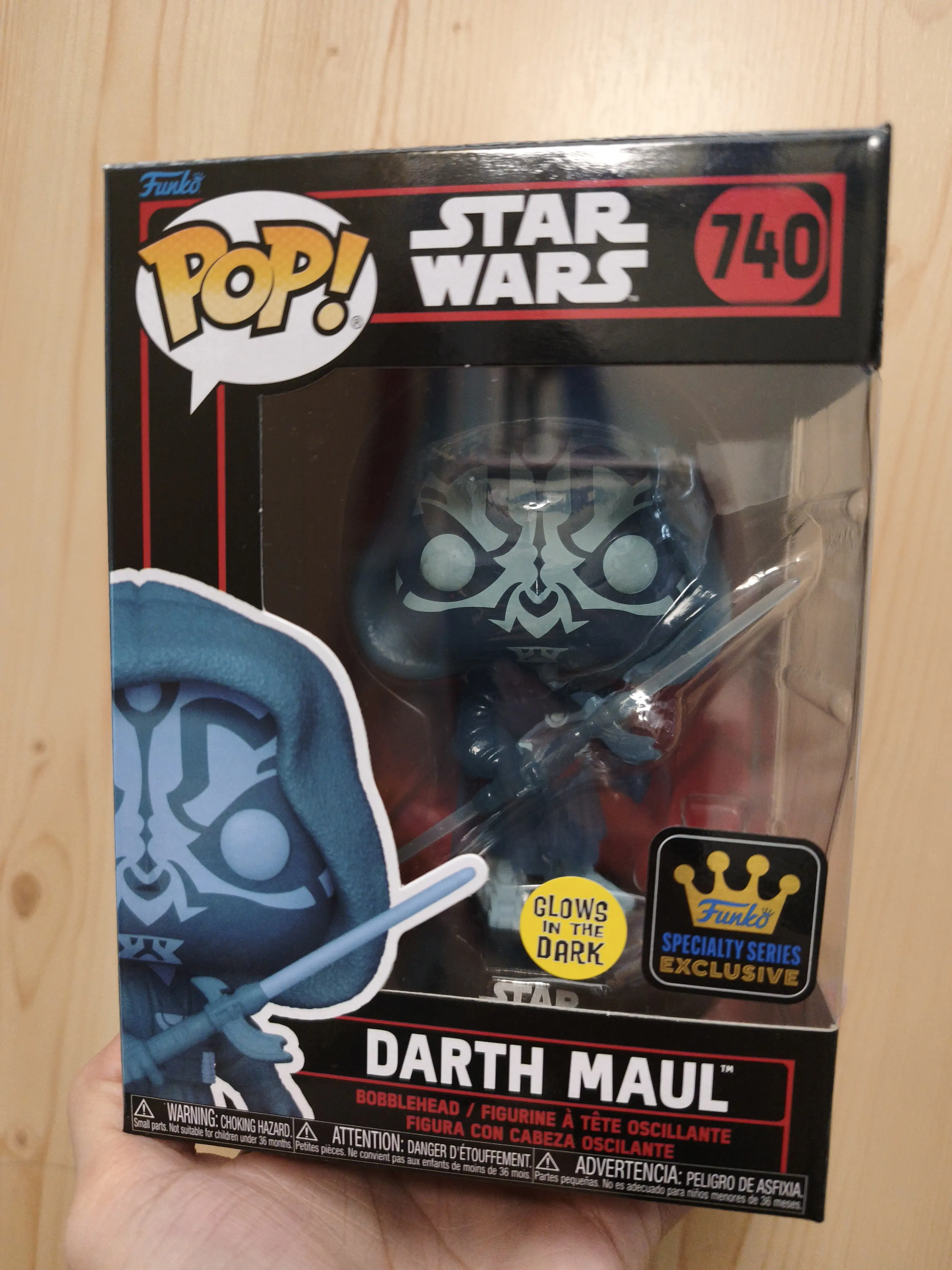 Funko POP figúrka Star Wars Darth Maul Exclusive produktová fotografia