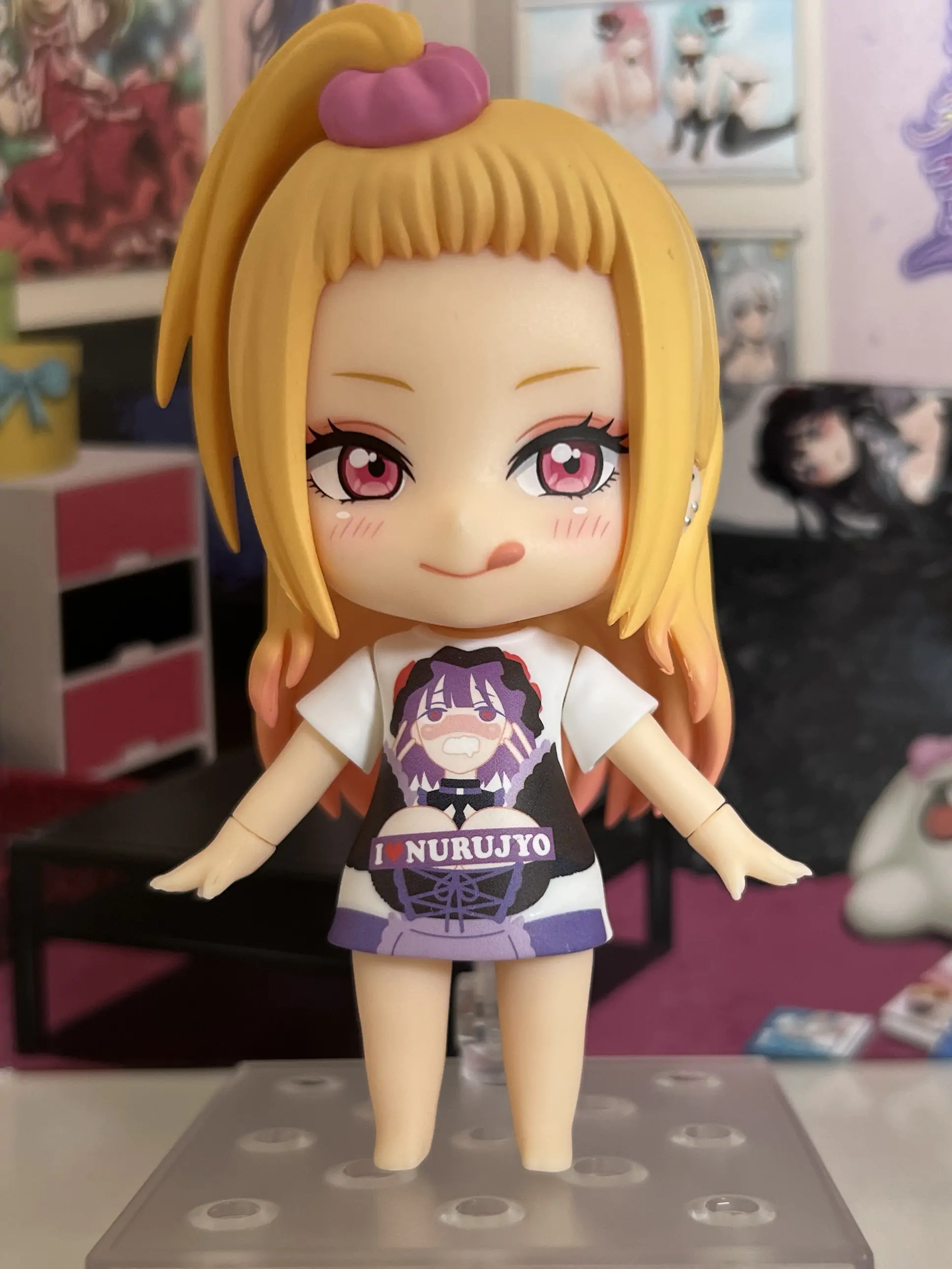 My Dress-Up Darling Nendoroid Akčná figúrka Marin Kitagawa: Slippery Girls Full Graphic tričko Verzia 10 cm produktová fotografia