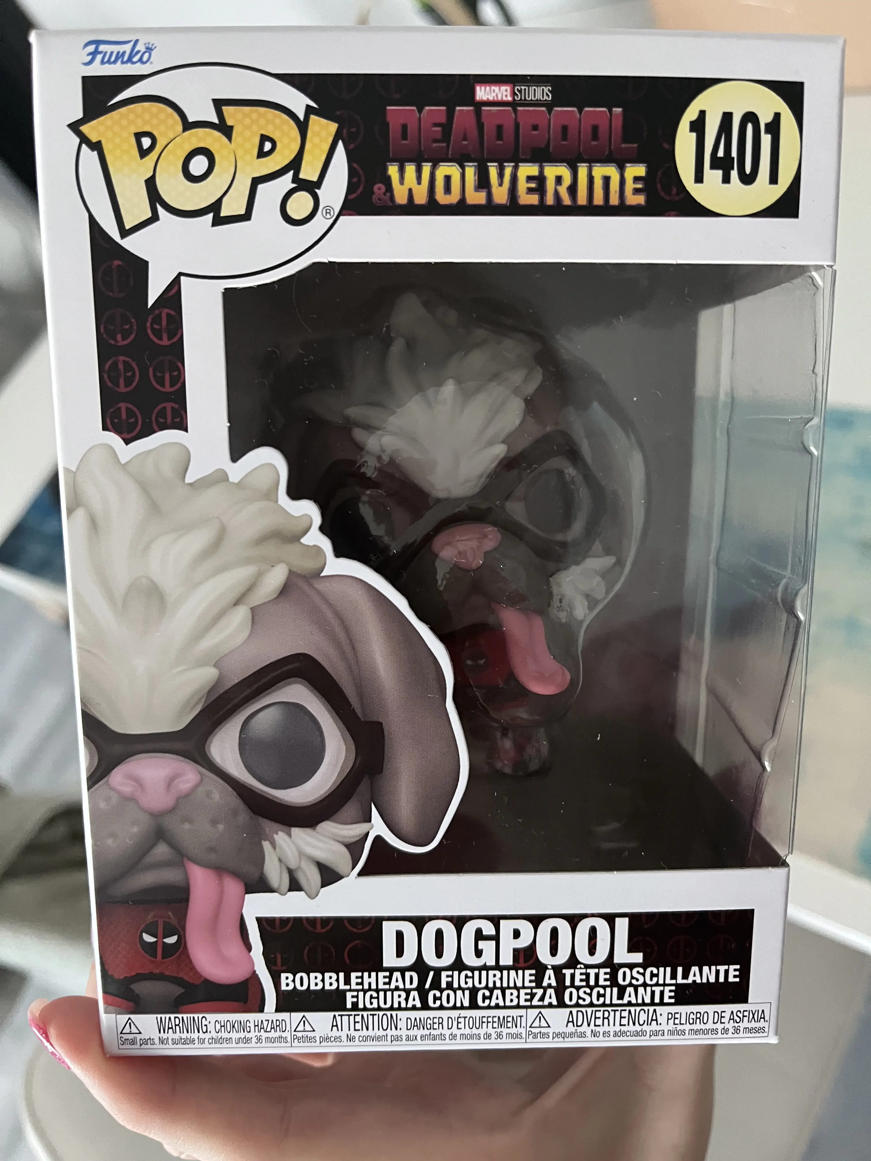 Funko POP figúrka Marvel Deadpool & Wolverine Dogpool produktová fotografia