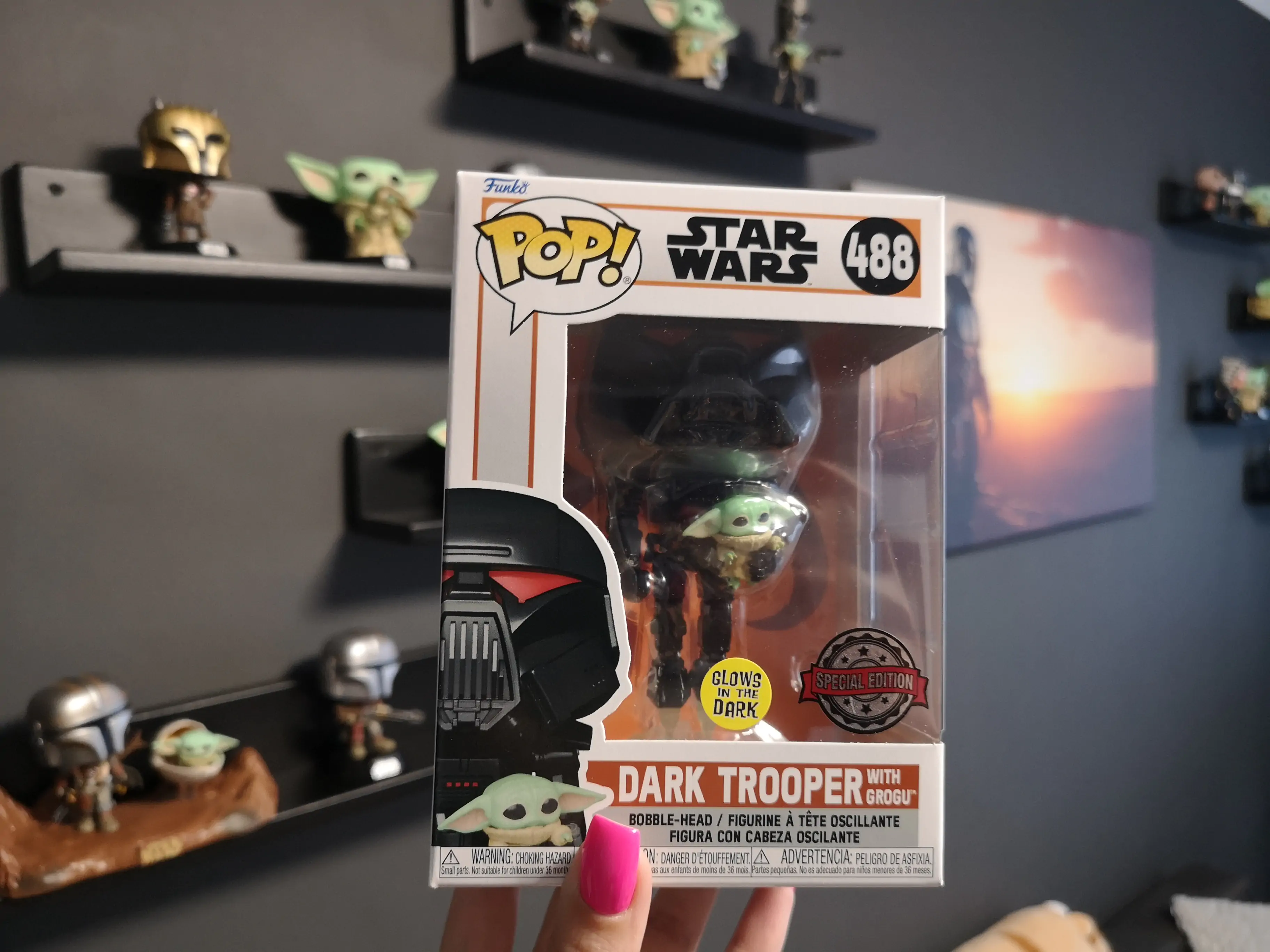 POP figúrka Star Wars Dark Trooper exkluzívne termékfotó