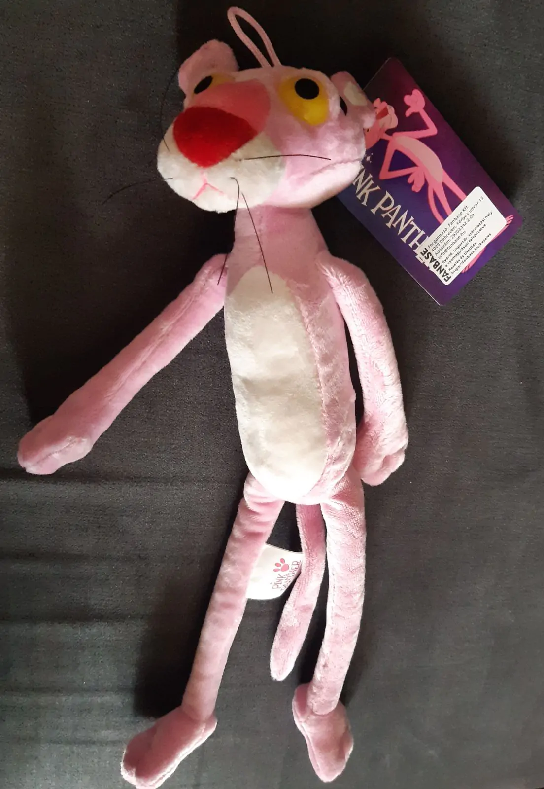 Pink Panther mäkká plyšová hračka 30 cm produktová fotografia