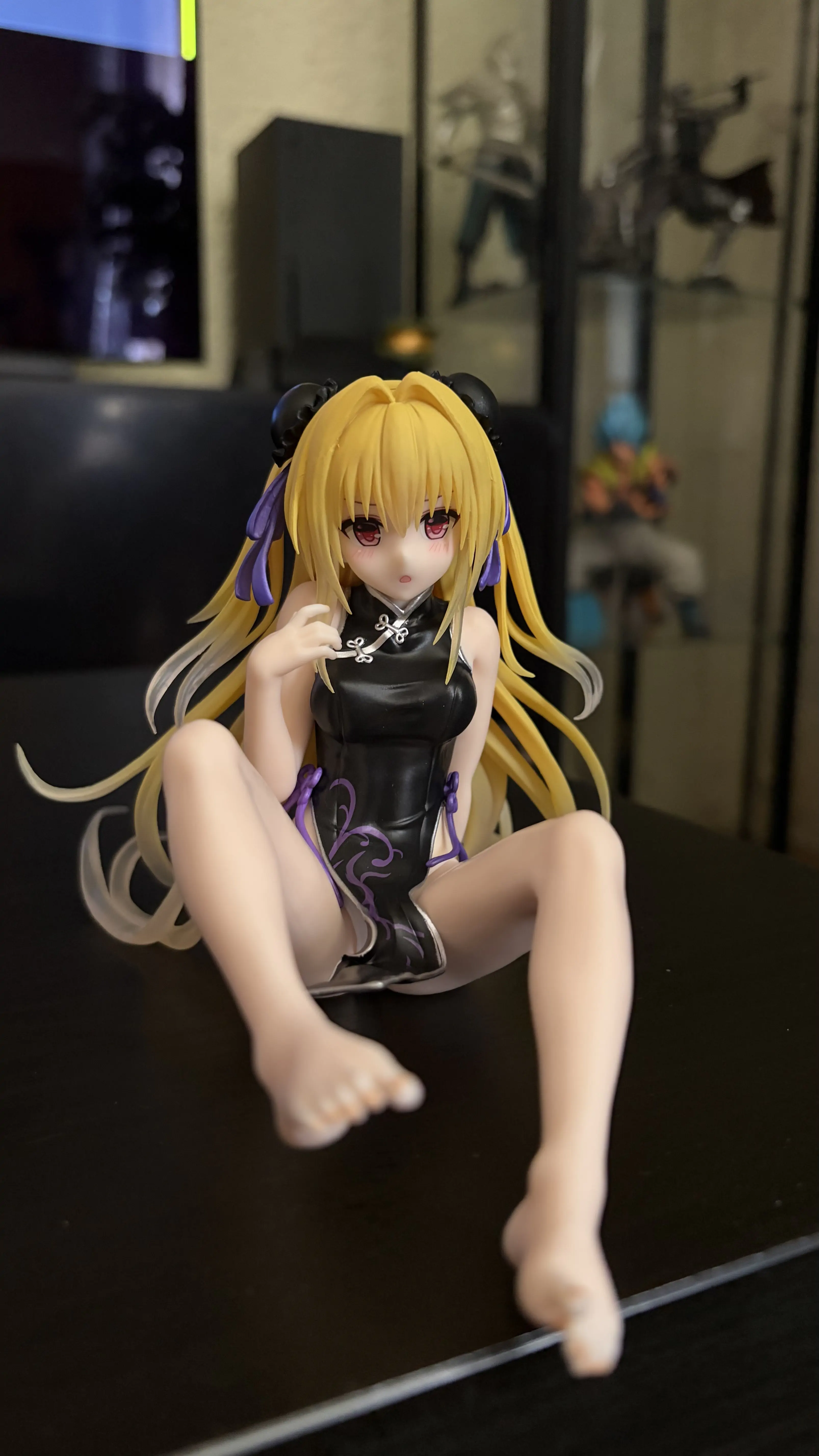 To Love-Ru Darkness PVC Socha na plochu roztomilá figúrka Golden Darkness (China Dress Ver.) Obnova 13 cm produktová fotografia