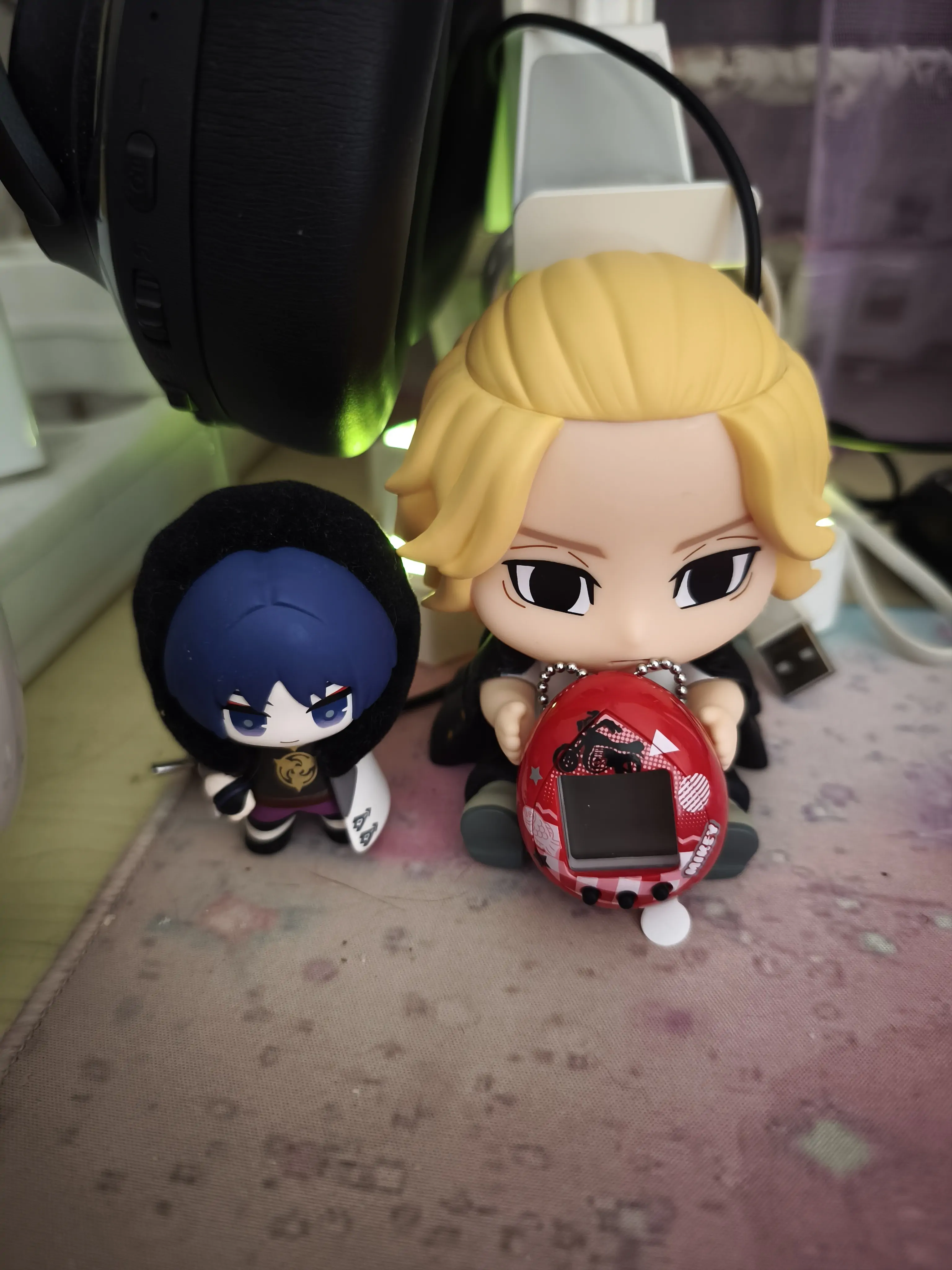Tokyo Revengers Hugmy Tamagotchi + figúrka Manjiro Support produktová fotografia