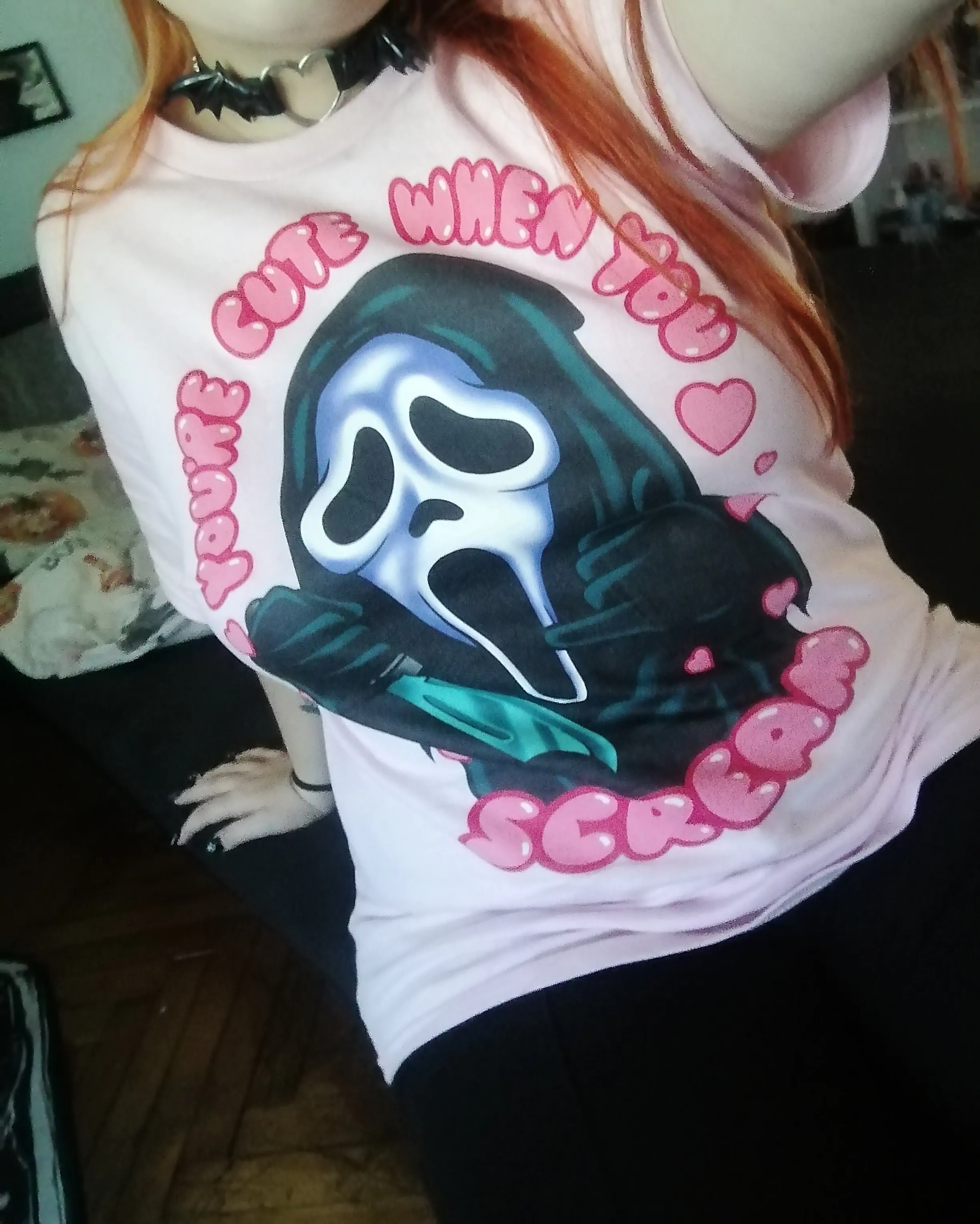Scream T-Shirt Ghost Face Si roztomilý/á, keď kričíš produktová fotografia