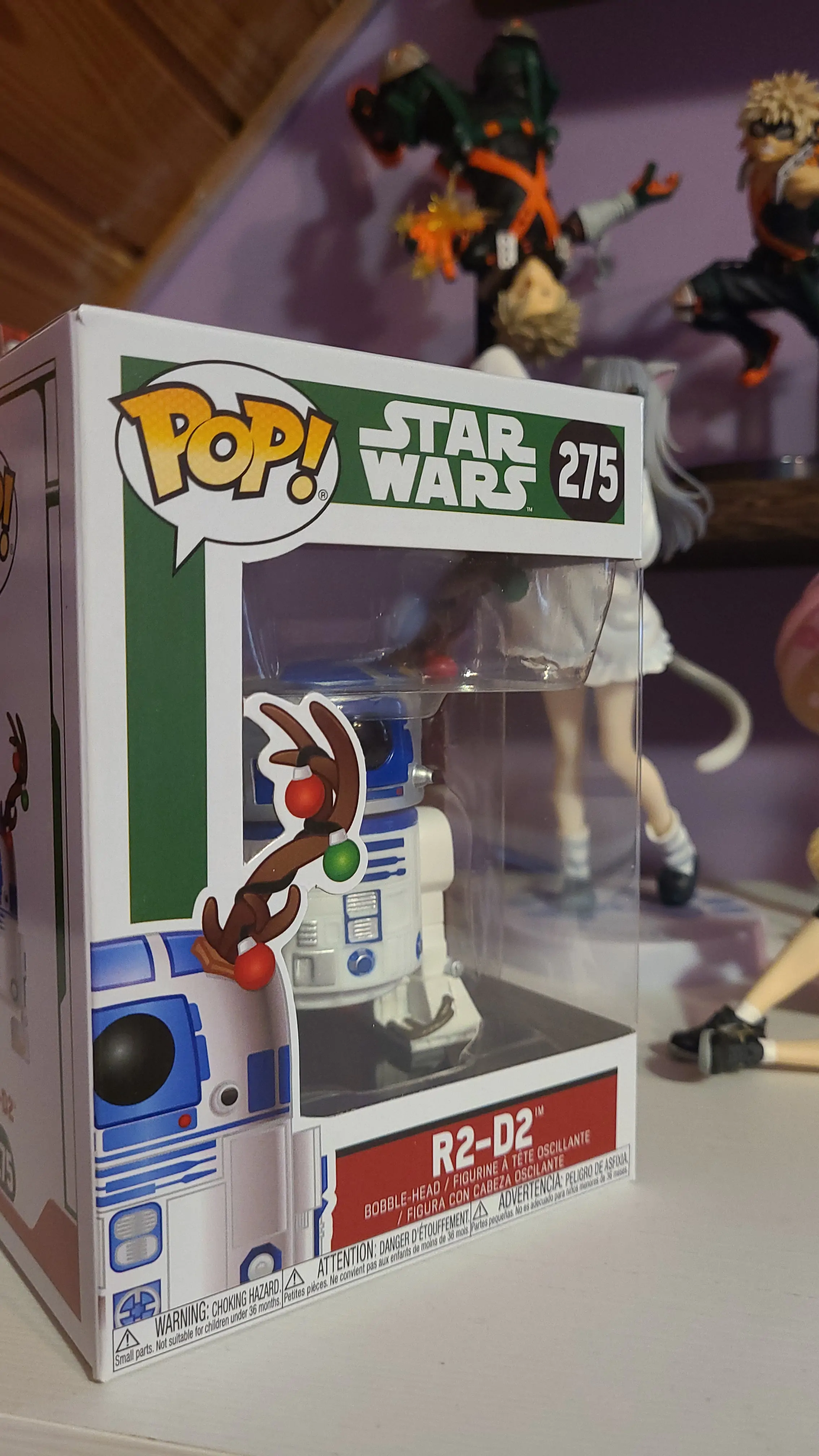 Figúrka POP Star Wars Holiday R2-D2 with Antlers produktová fotografia
