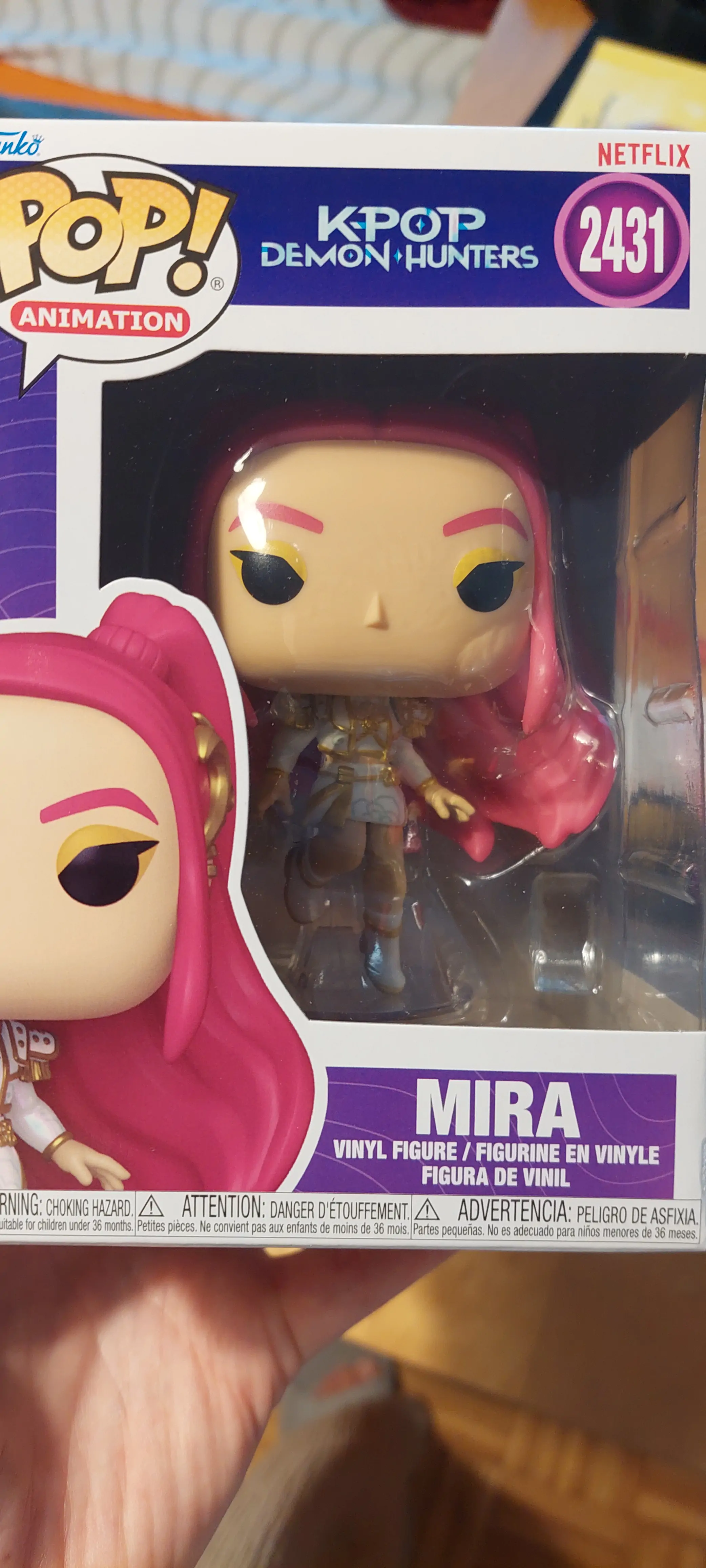 KPop Demon Hunters Funko POP! Animation Vinylová figúrka Mira 9 cm produktová fotografia