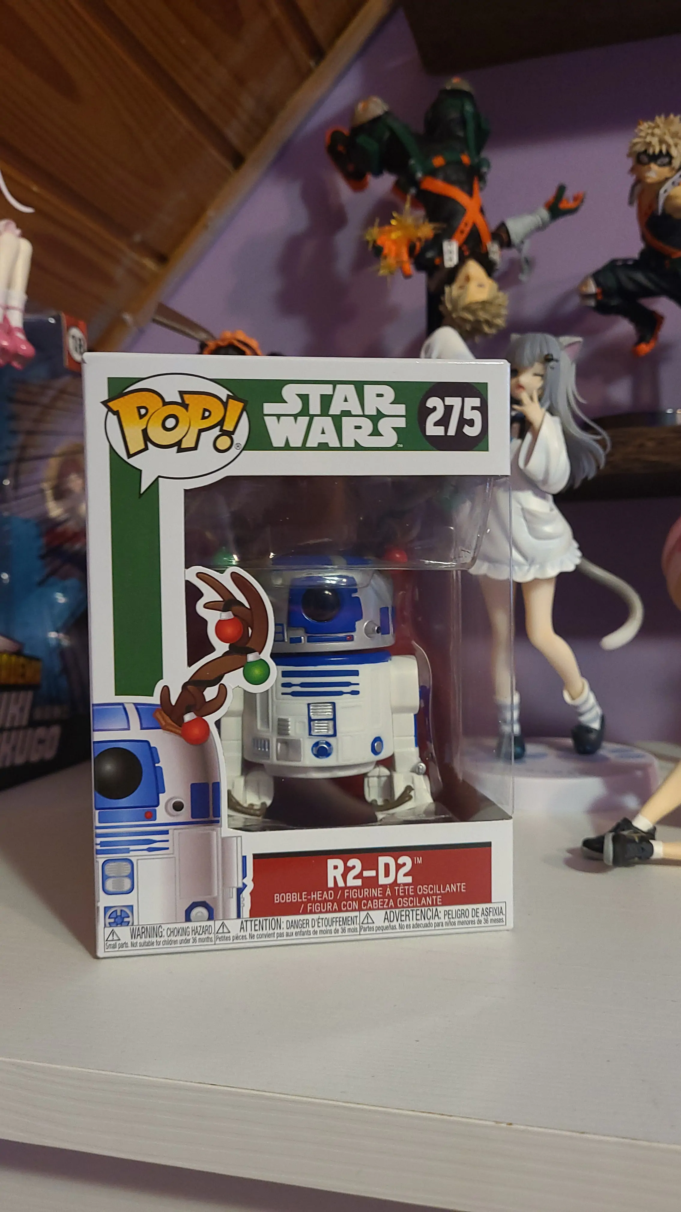 Figúrka POP Star Wars Holiday R2-D2 with Antlers produktová fotografia