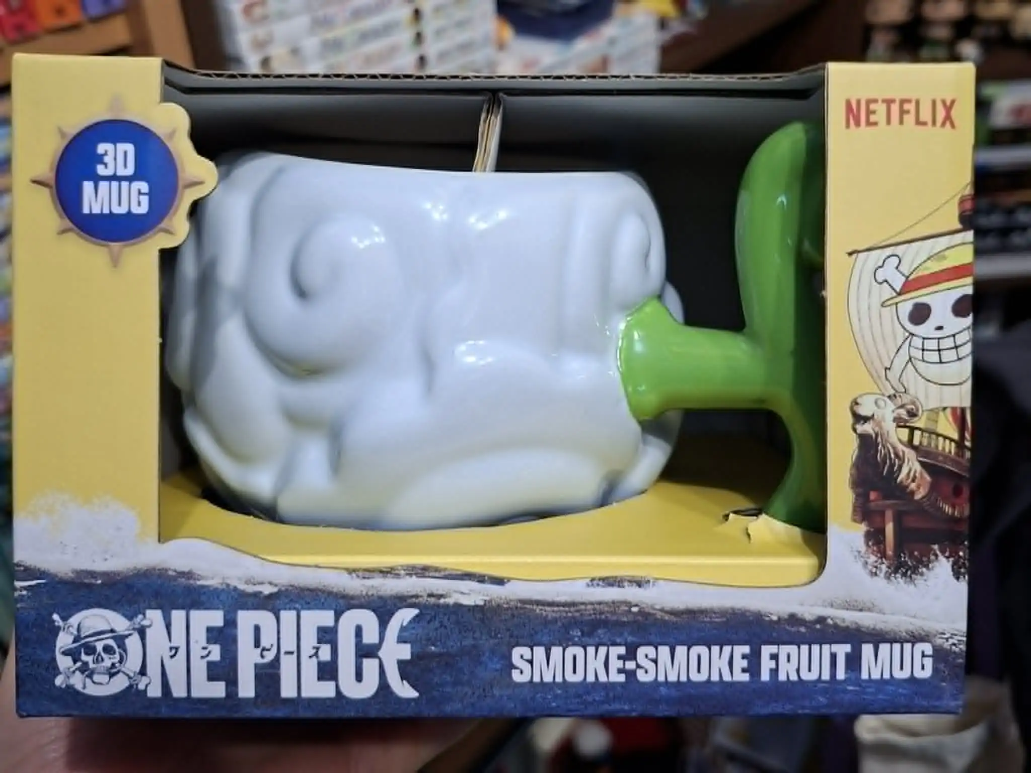 One Piece Netflix 3D hrnček Fruit Smoke-Smoke 600 ml produktová fotografia