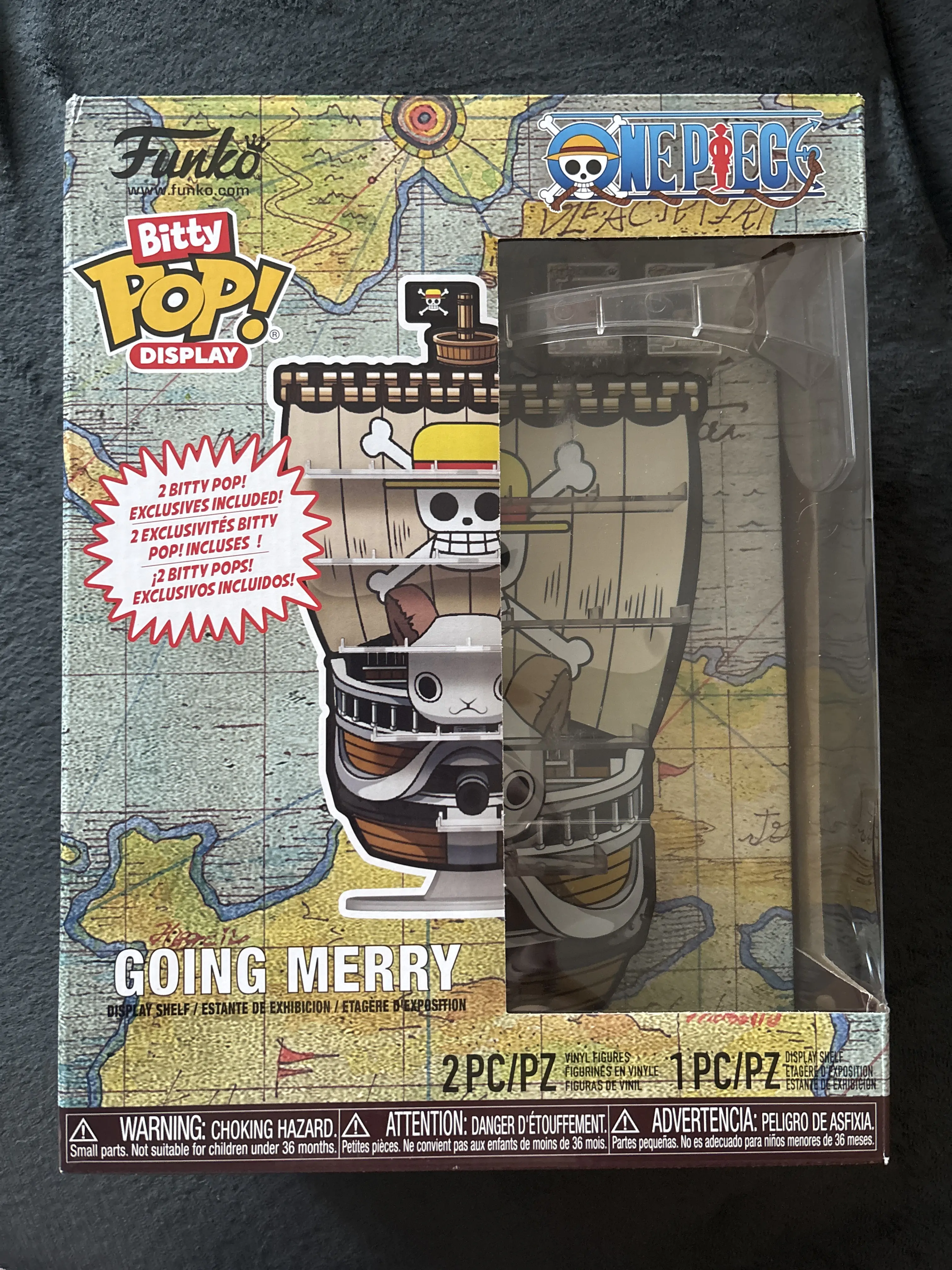 Display Bitty Funko POP Display One Piece Going Merry produktová fotografia