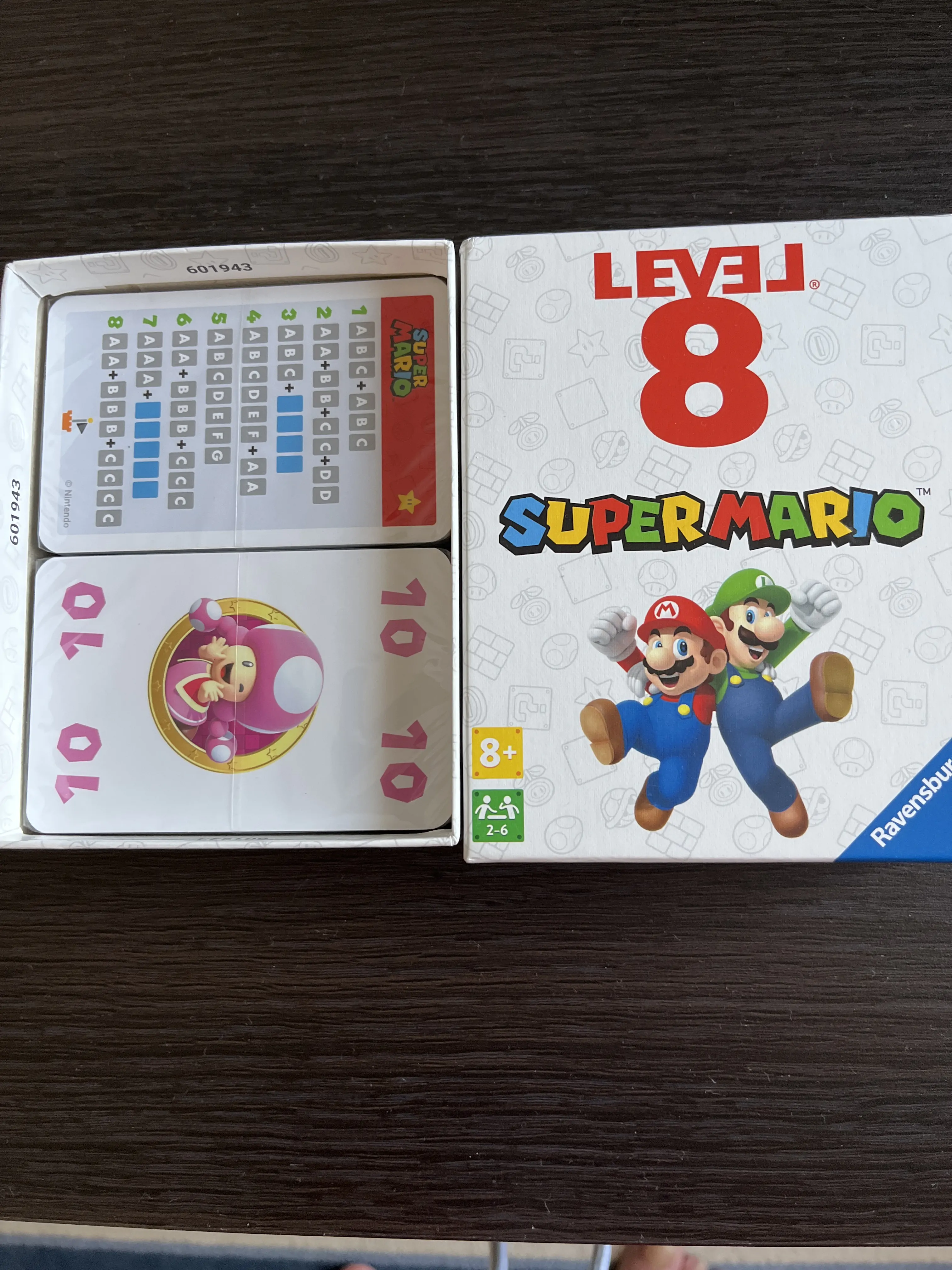 Super Mario spoločenská hra Level 8 produktová fotografia