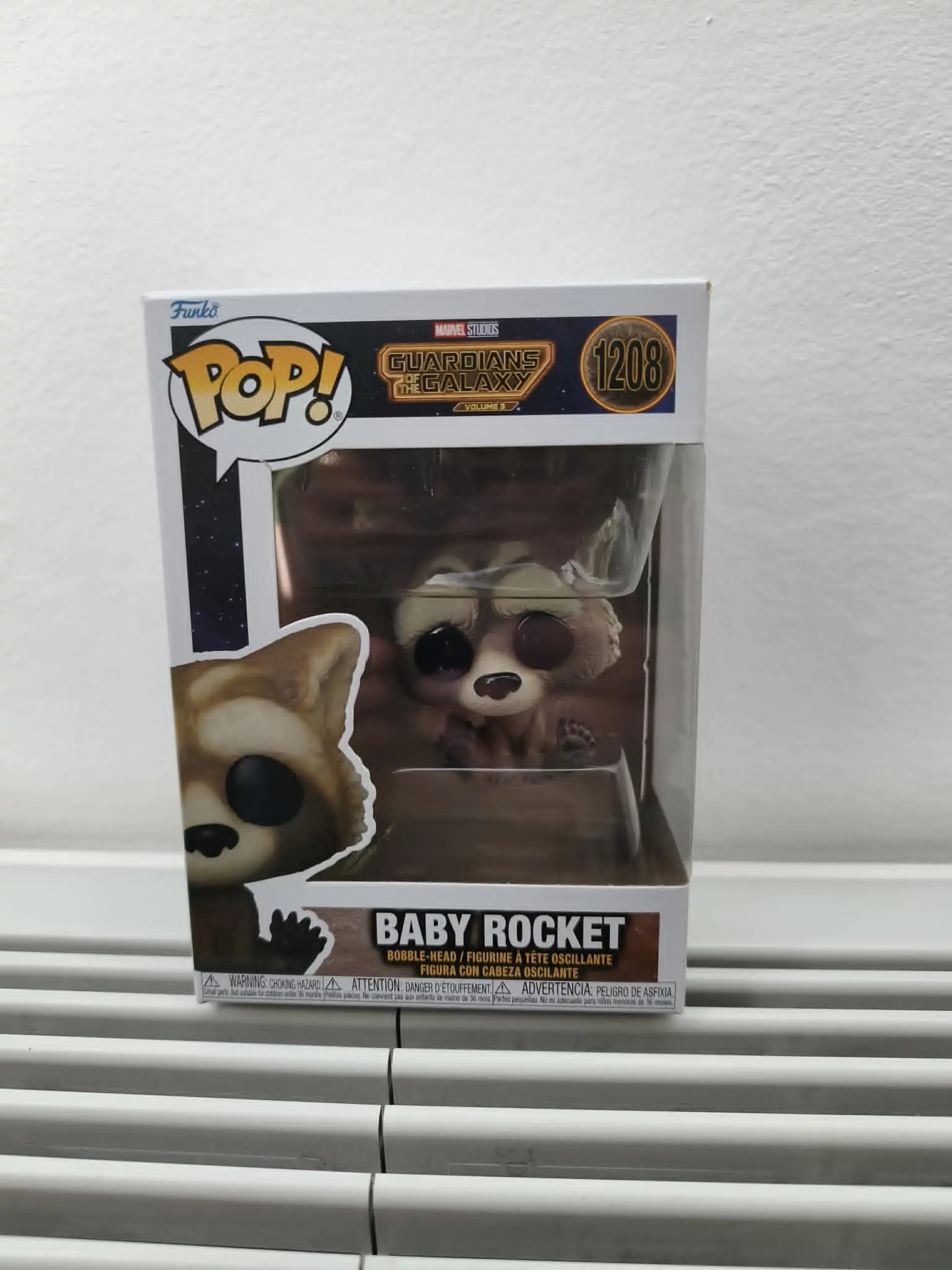 Guardians of the Galaxy Vol. 3 POP! Vinylová figúrka Baby Rocket 9 cm produktová fotografia