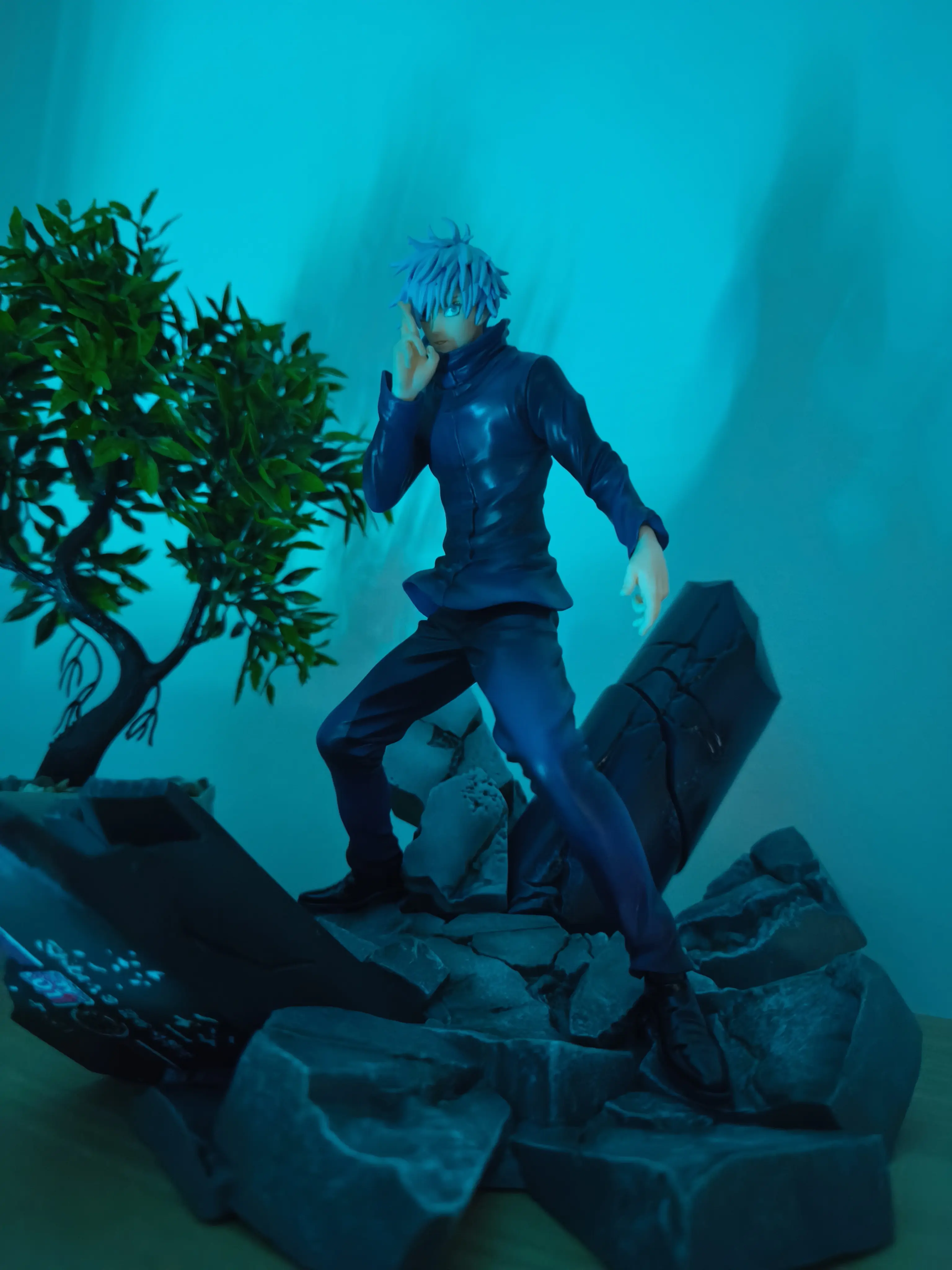 Jujutsu Kaisen Figurizm Luminasta PVC socha Shibuya Incident Satoru Gojo Unlimited Void 21 cm produktová fotografia