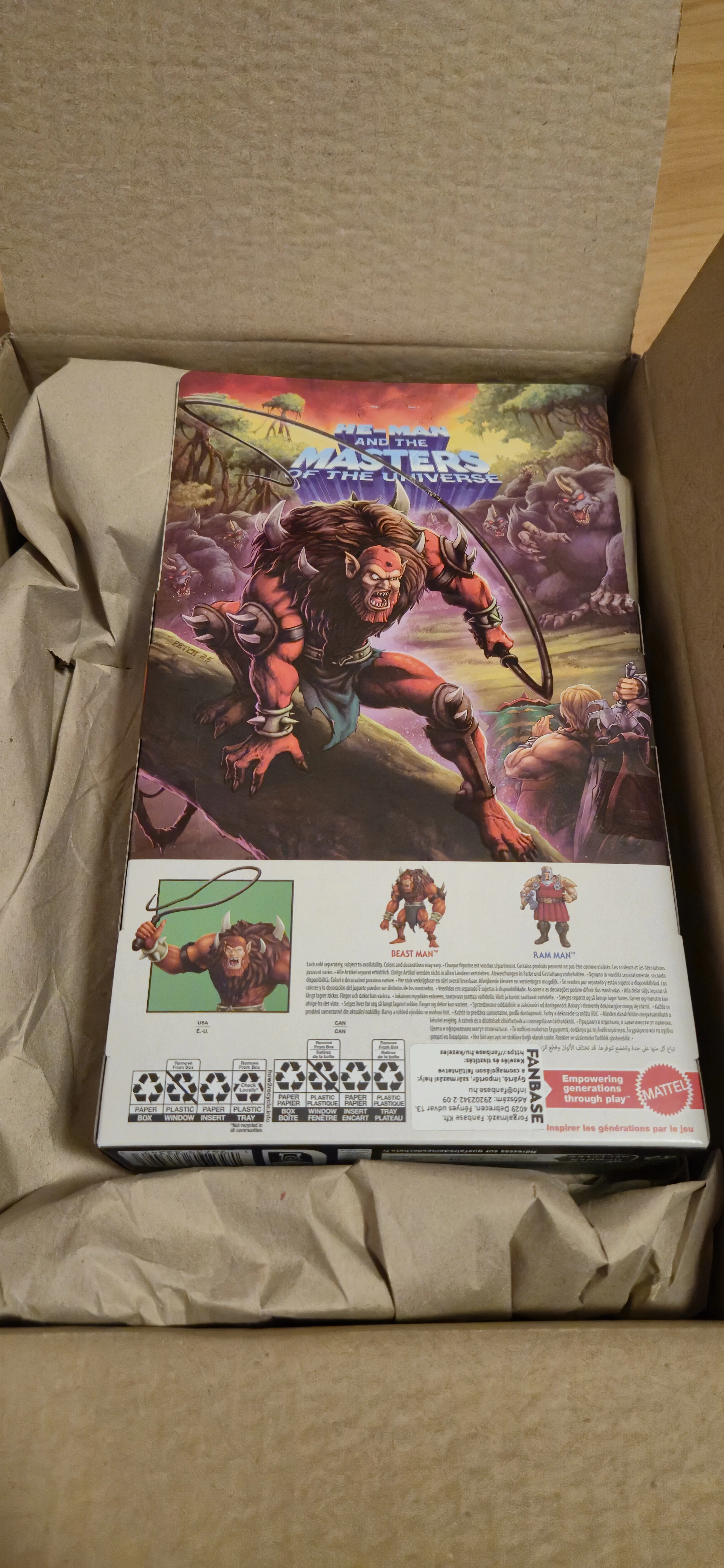 Masters of the Universe Origins Deluxe akčná figúrka Beast Man 14 cm produktová fotografia