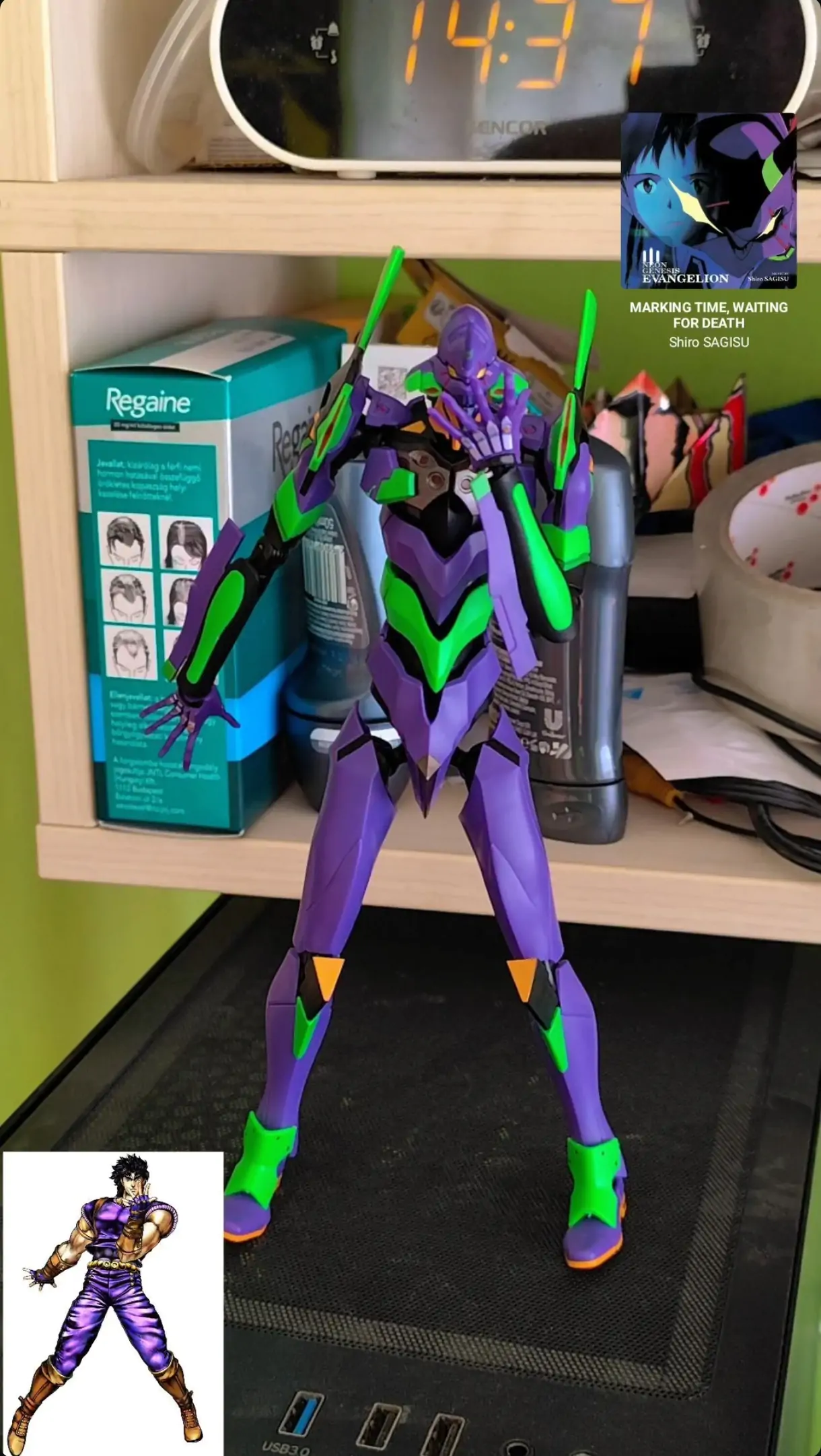 Neon Genesis Evangelion AMK Series plastová stavebnica modelu Eva-01 20 cm produktová fotografia