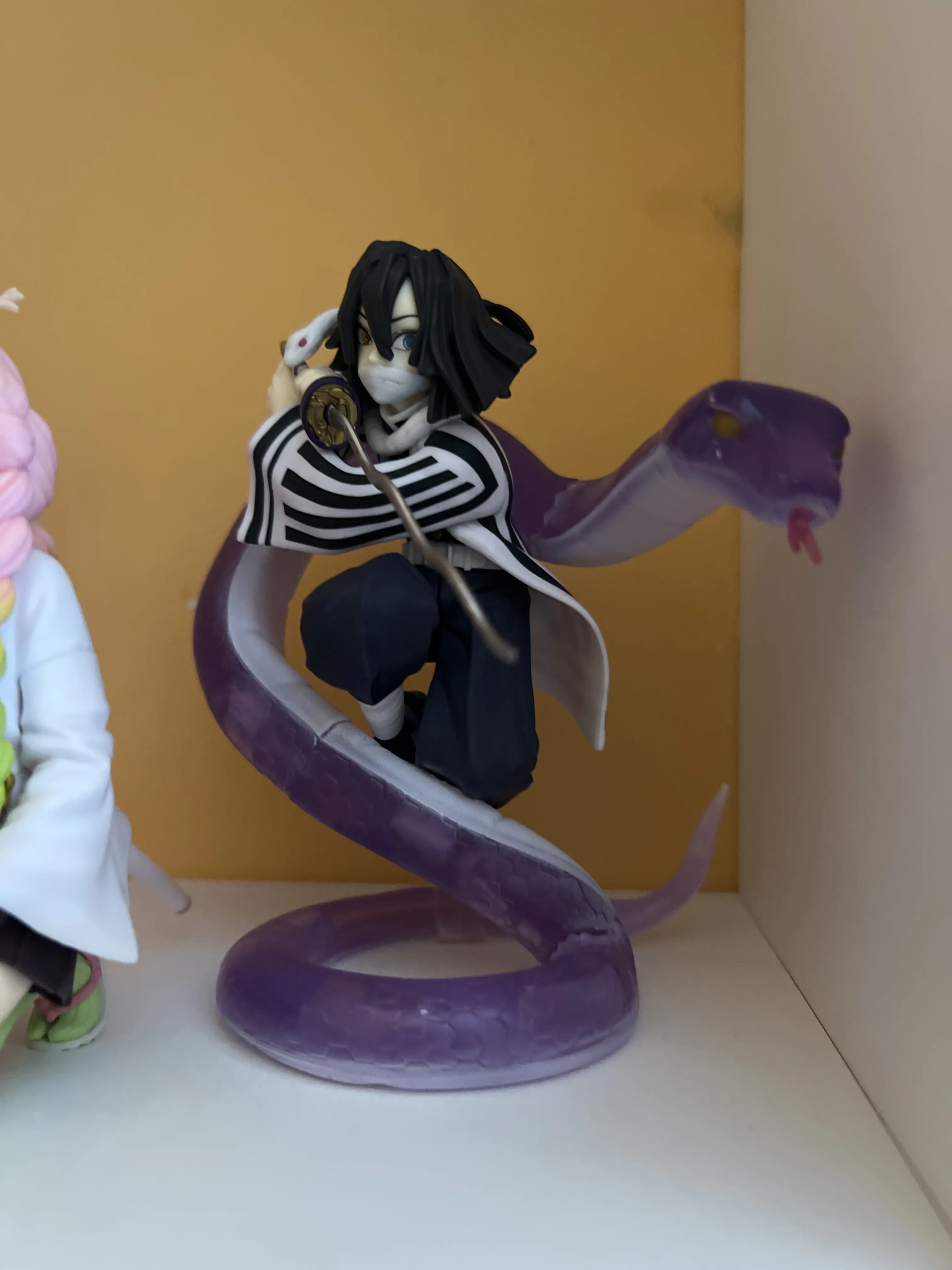 Demon Slayer: Kimetsu no Yaiba Xross Link Anime PVC Socha Obanai Iguro Hashira Training Arc 14 cm produktová fotografia