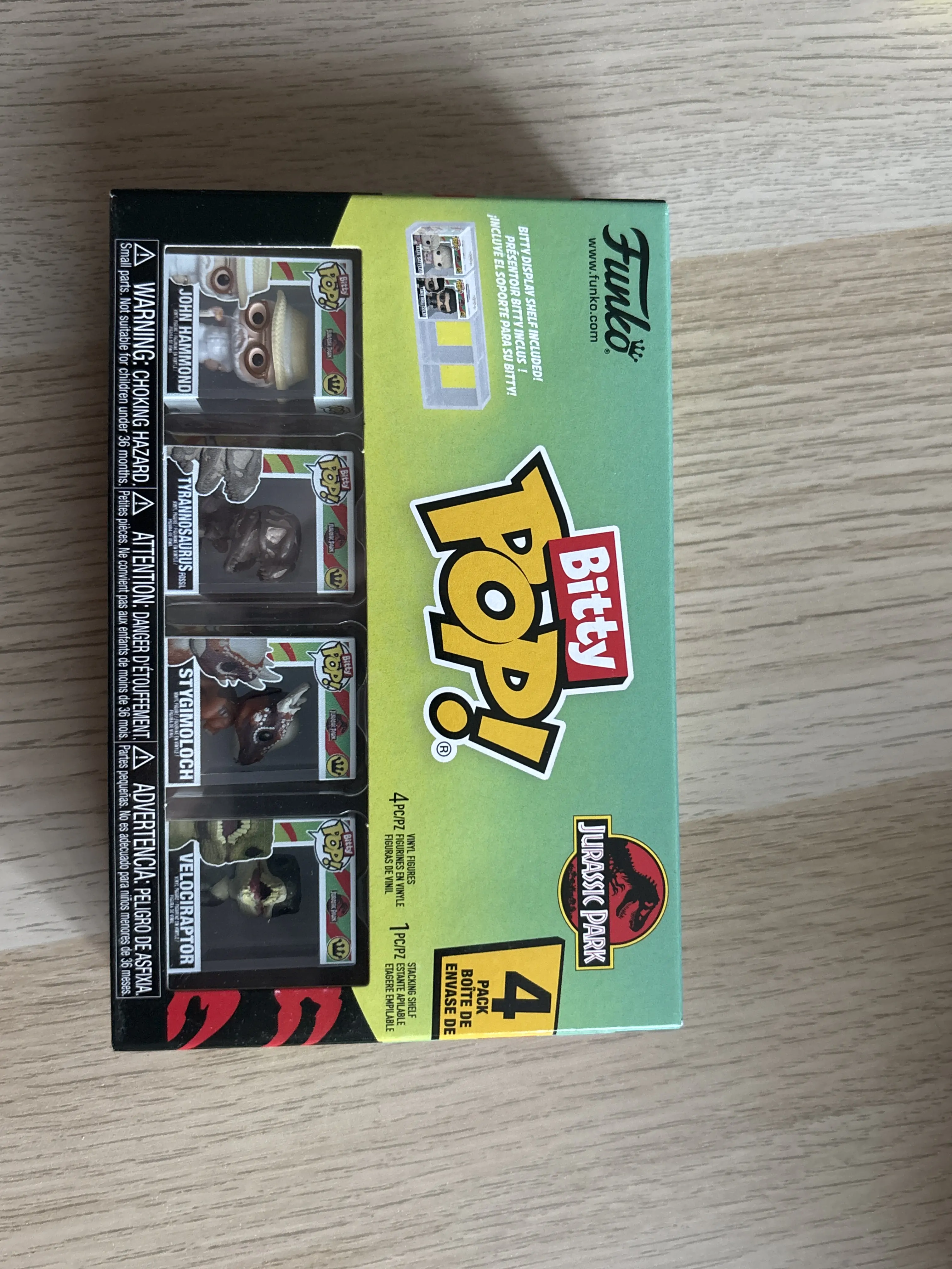 BlistFunko Bitty POP! figúrka Jurassic Park Raptor produktová fotografia