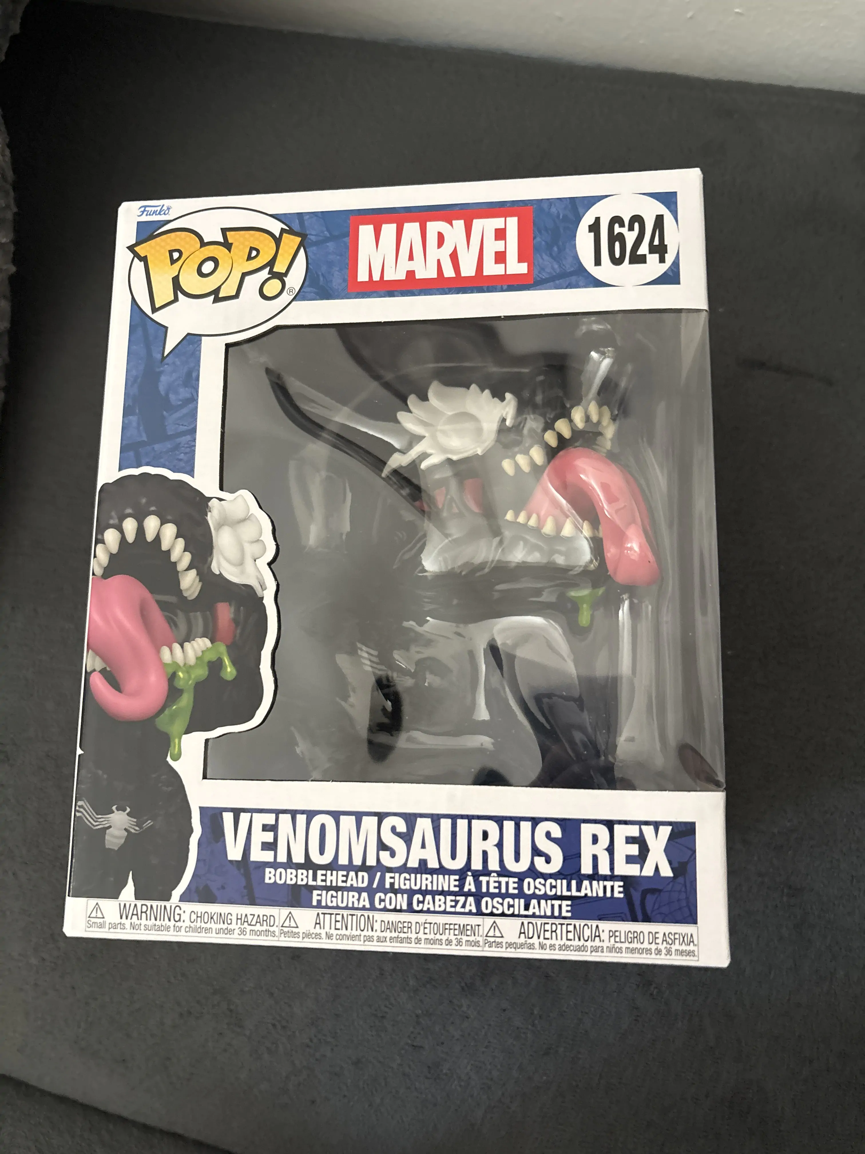 Funko POP figúrka Super Marvel Venomsaurus Rex produktová fotografia