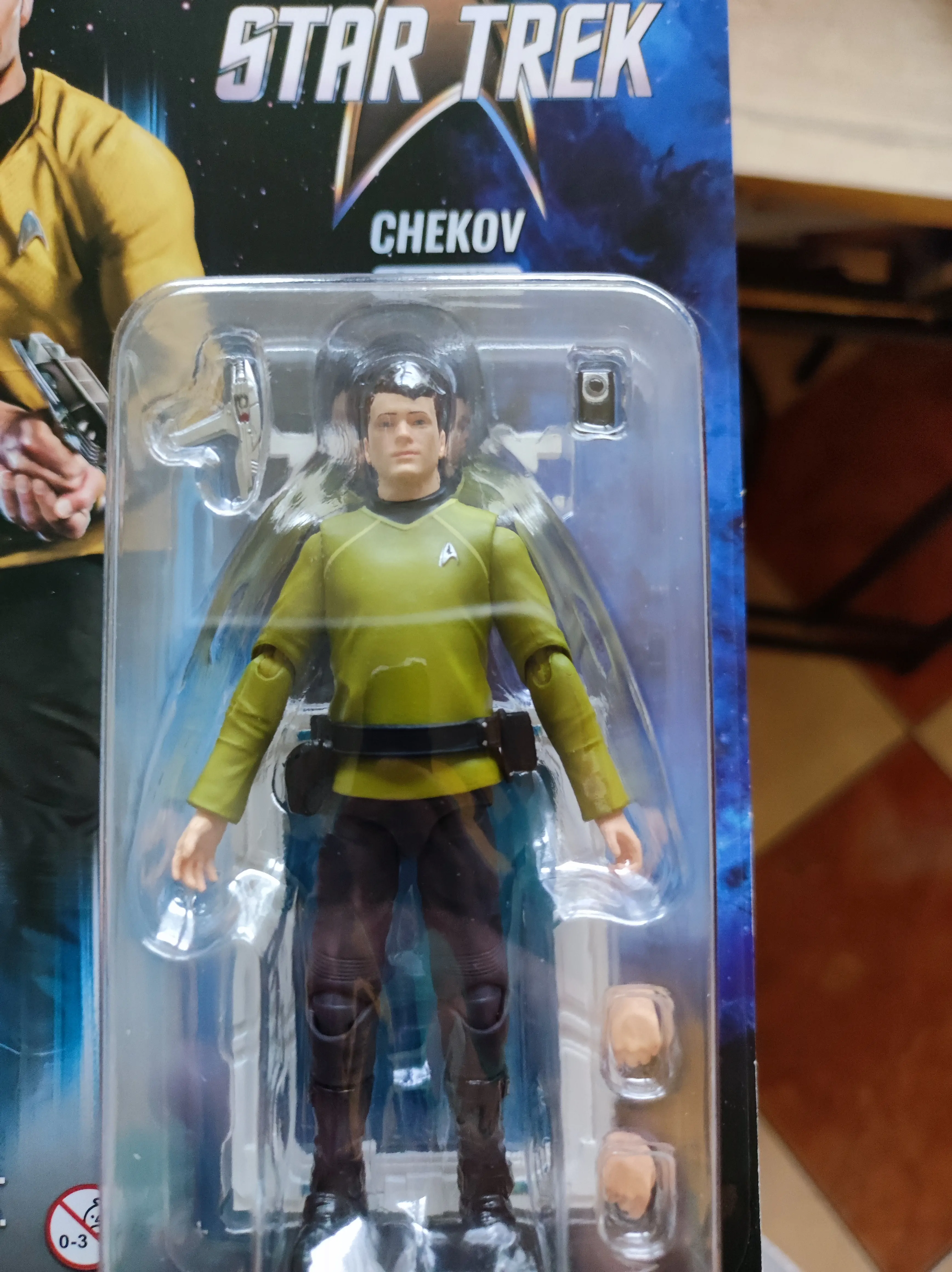 Star Trek Exquisite Mini akčná figúrka 1/18 Star Trek 2009 Chekov 10 cm produktová fotografia