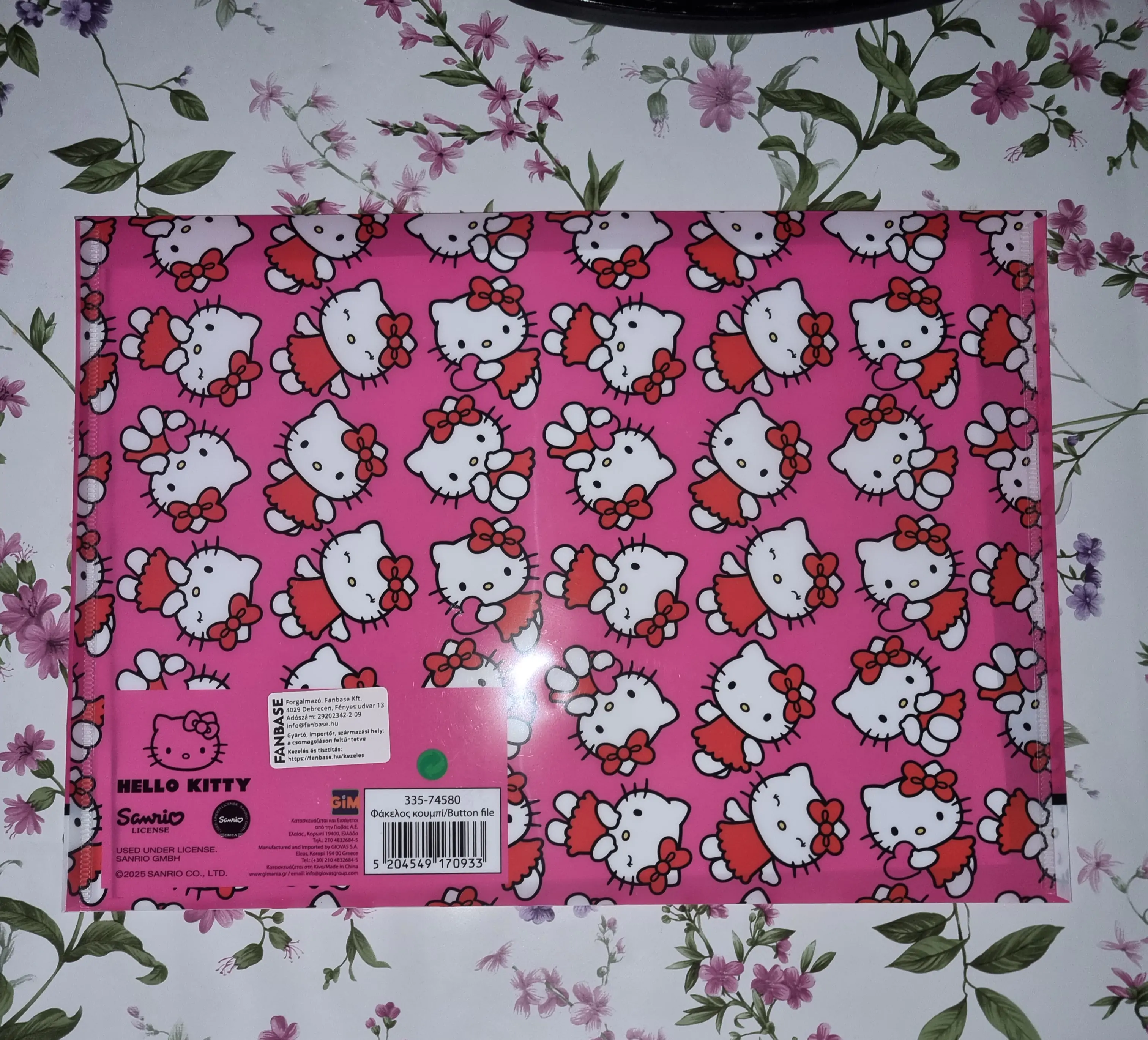 Hello Kitty Sweetheart A4 priečinok na dokumenty produktová fotografia