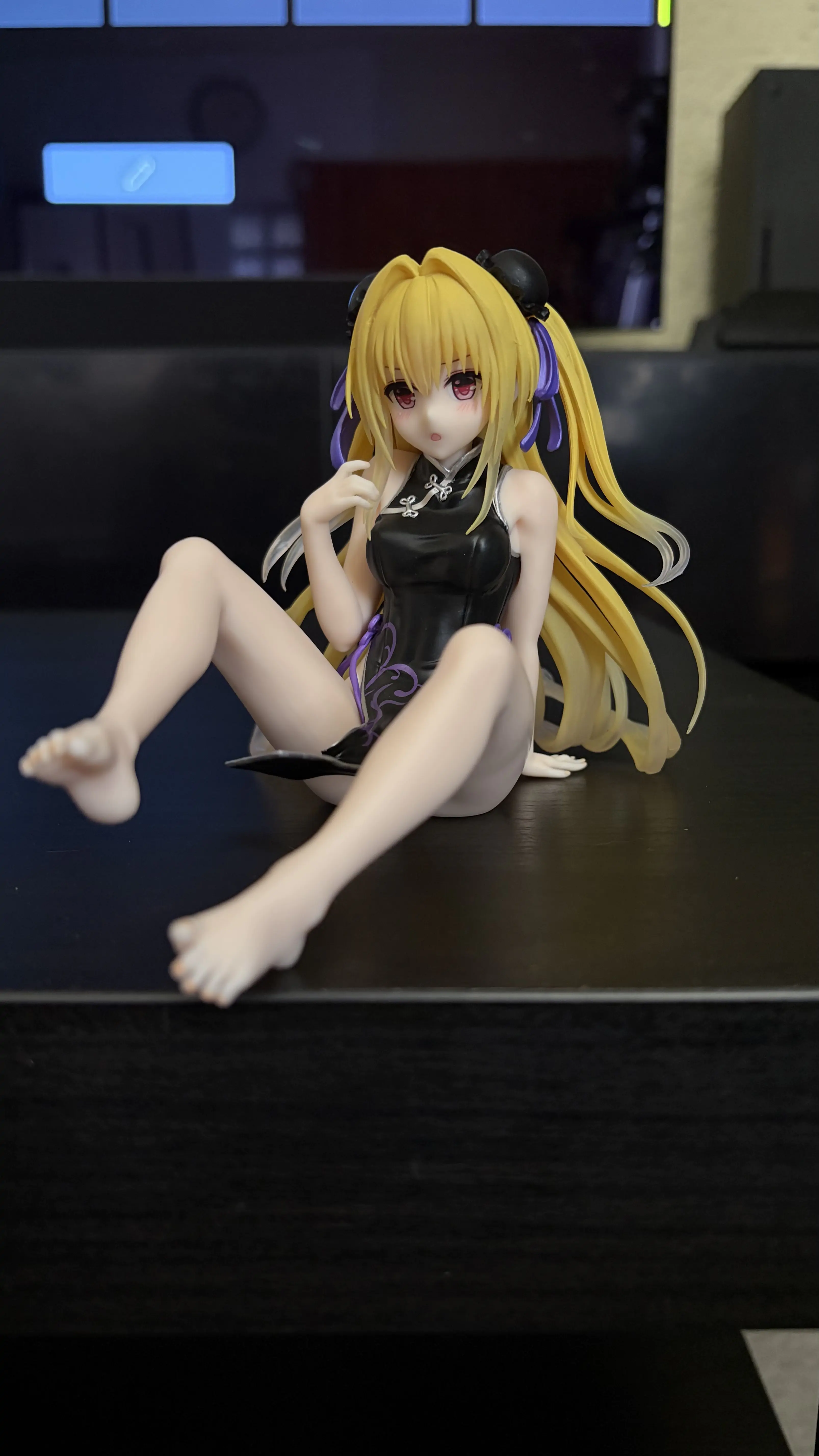 To Love-Ru Darkness PVC Socha na plochu roztomilá figúrka Golden Darkness (China Dress Ver.) Obnova 13 cm produktová fotografia