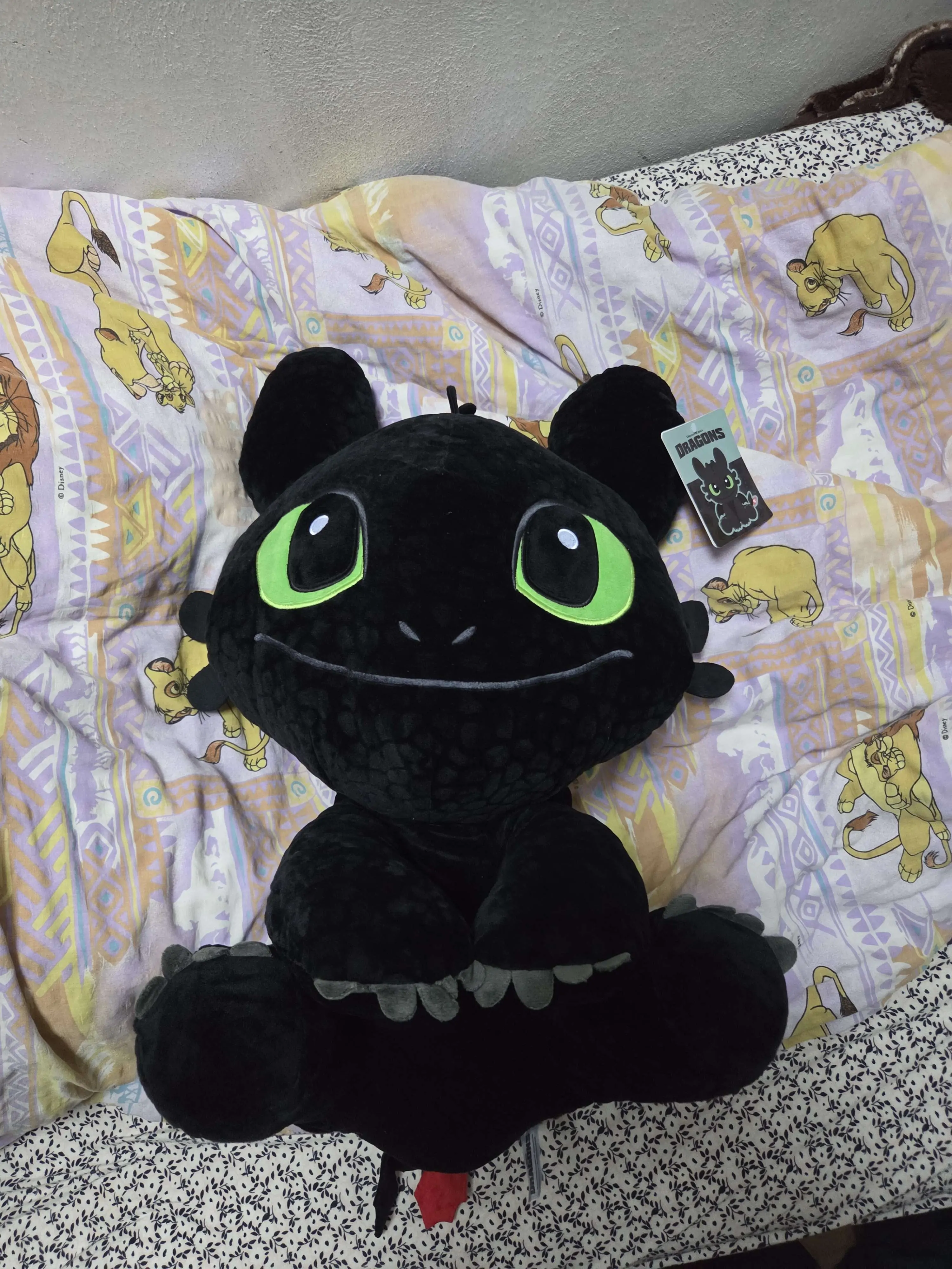 How to Train Your Dragon Plyšová figúrka Toothless Open Eyes Version 60 cm produktová fotografia