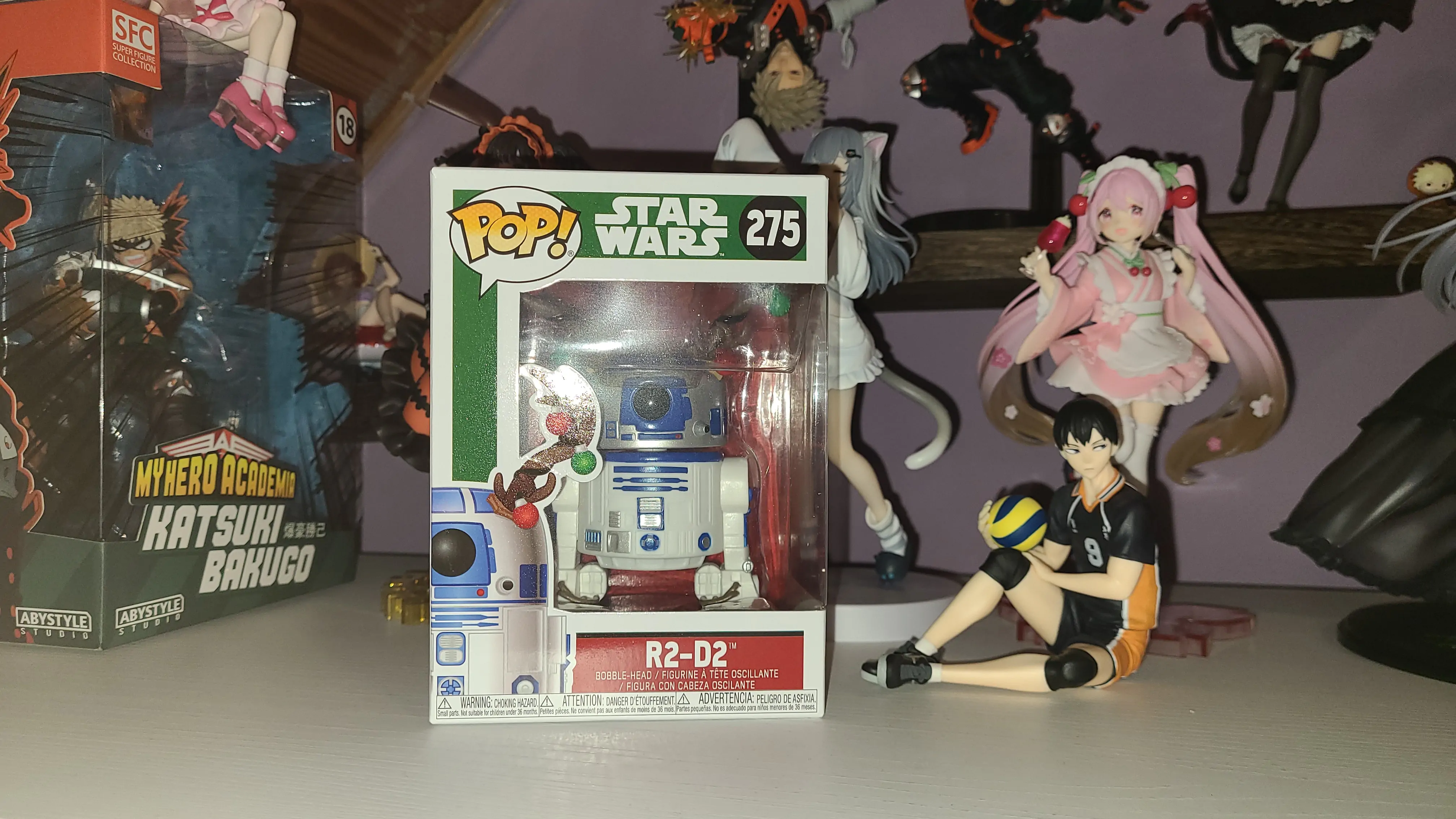Figúrka POP Star Wars Holiday R2-D2 with Antlers produktová fotografia