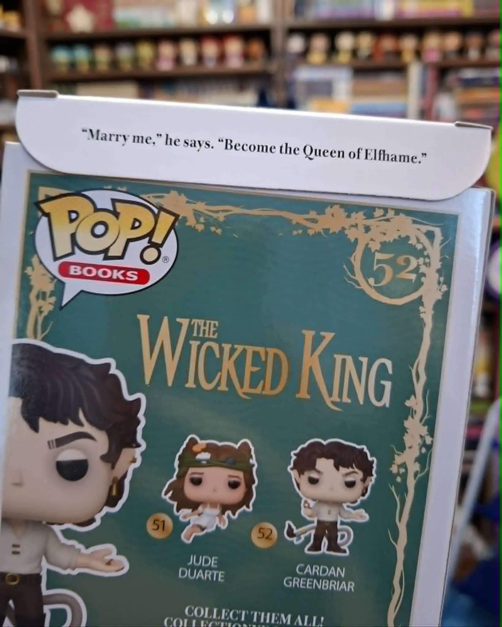 Funko POP figúrka The Folk of the Air The Wicked King Cardan Greenbriar produktová fotografia