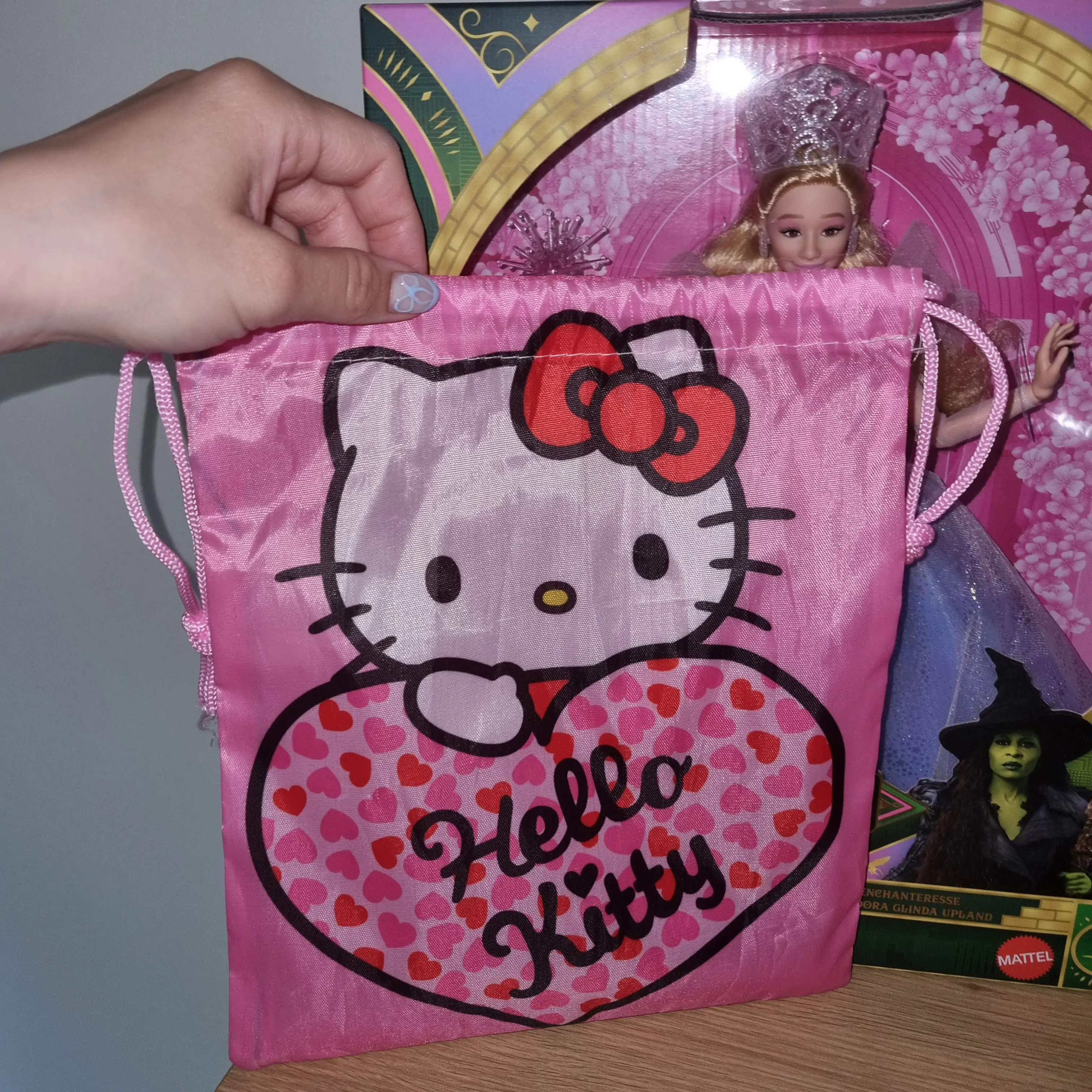Hello Kitty Heart obedová taška 26.5 cm produktová fotografia