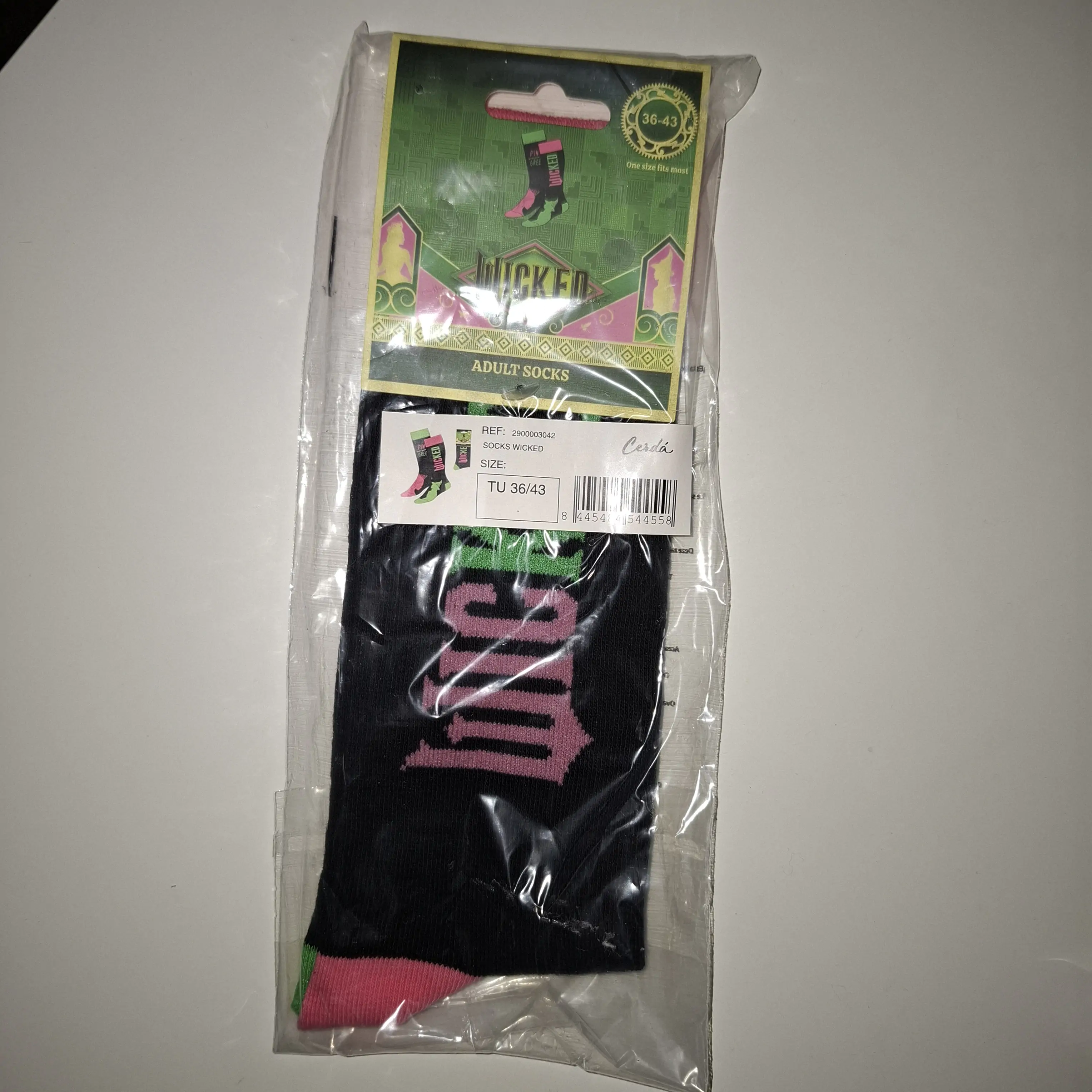 Zlé ponožky Ružová sa hodí k zelenej 36-43 produktová fotografia