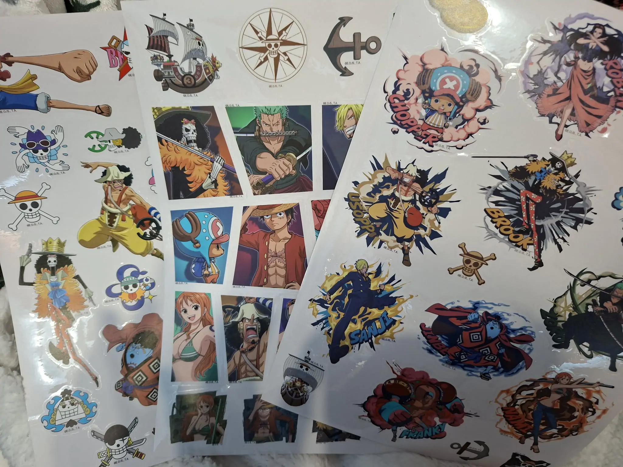 Sada odnímateľných nálepiek One Piece produktová fotografia
