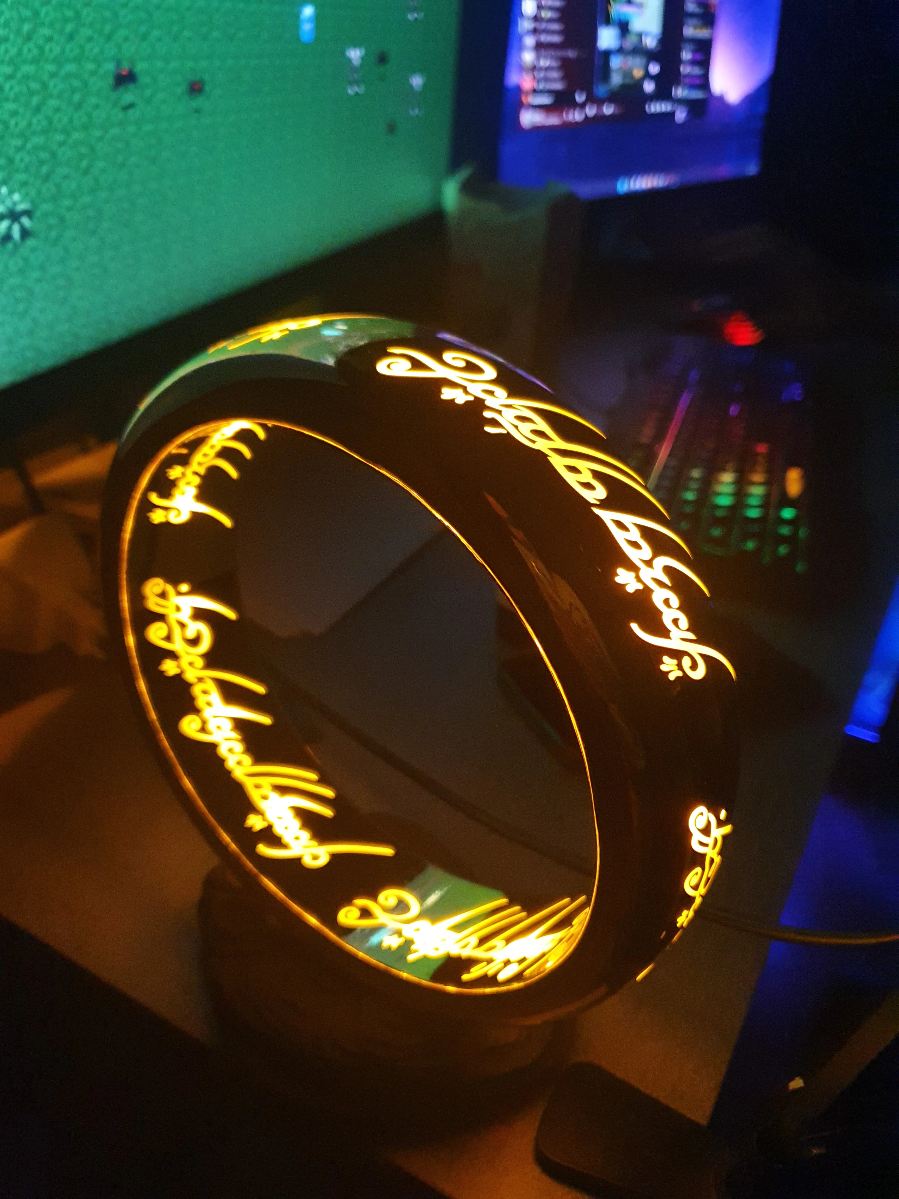 The Lord of the Rings One Ring lamp - lampa produktová fotografia