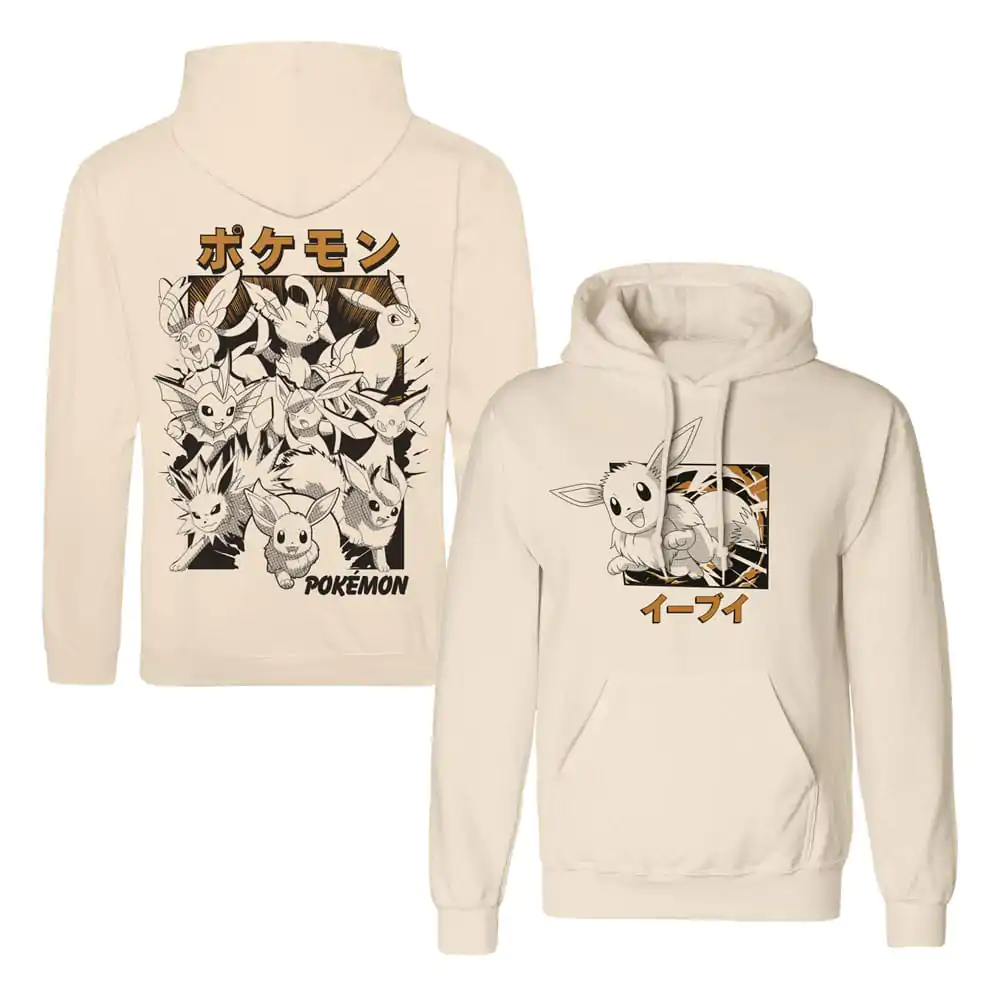 Pokémon Mikina s kapucňou Eevee Evolutions Katakana produktová fotografia