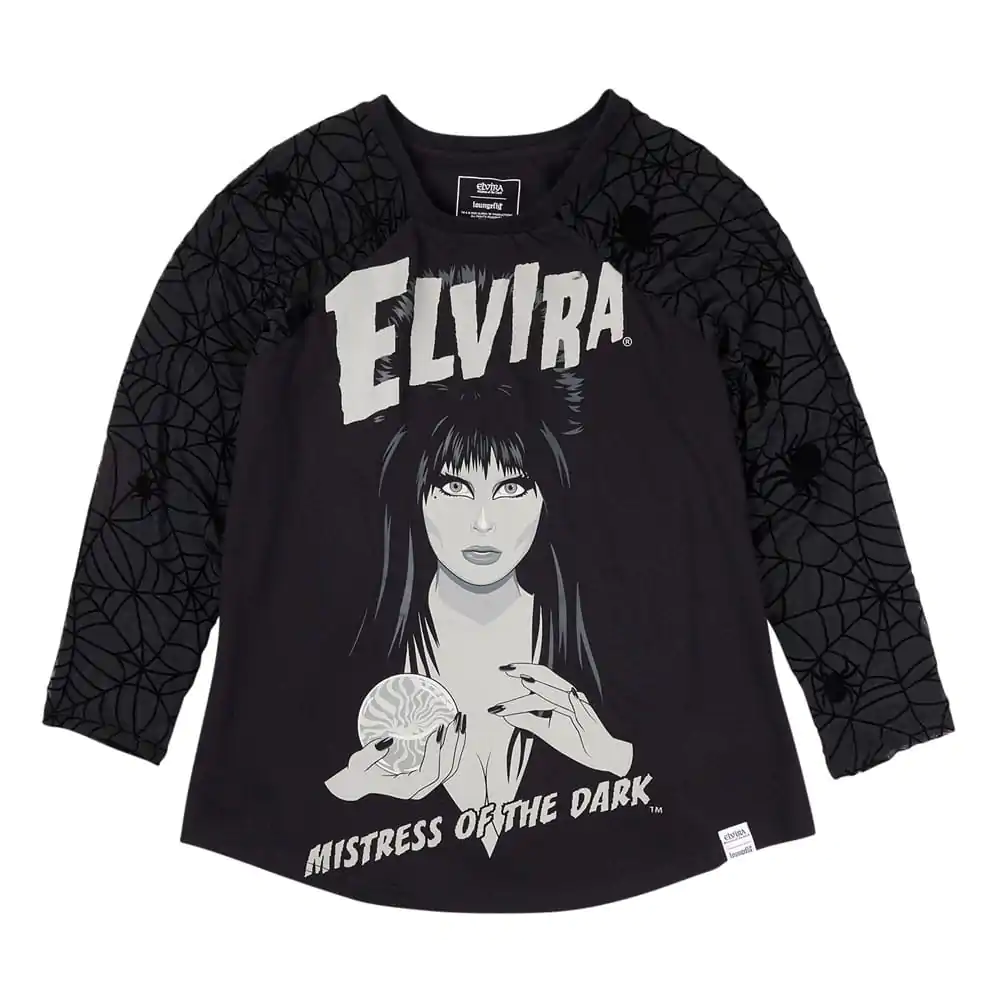 Elivira by Loungefly Tričko Tee unisex raglánové s riasením produktová fotografia