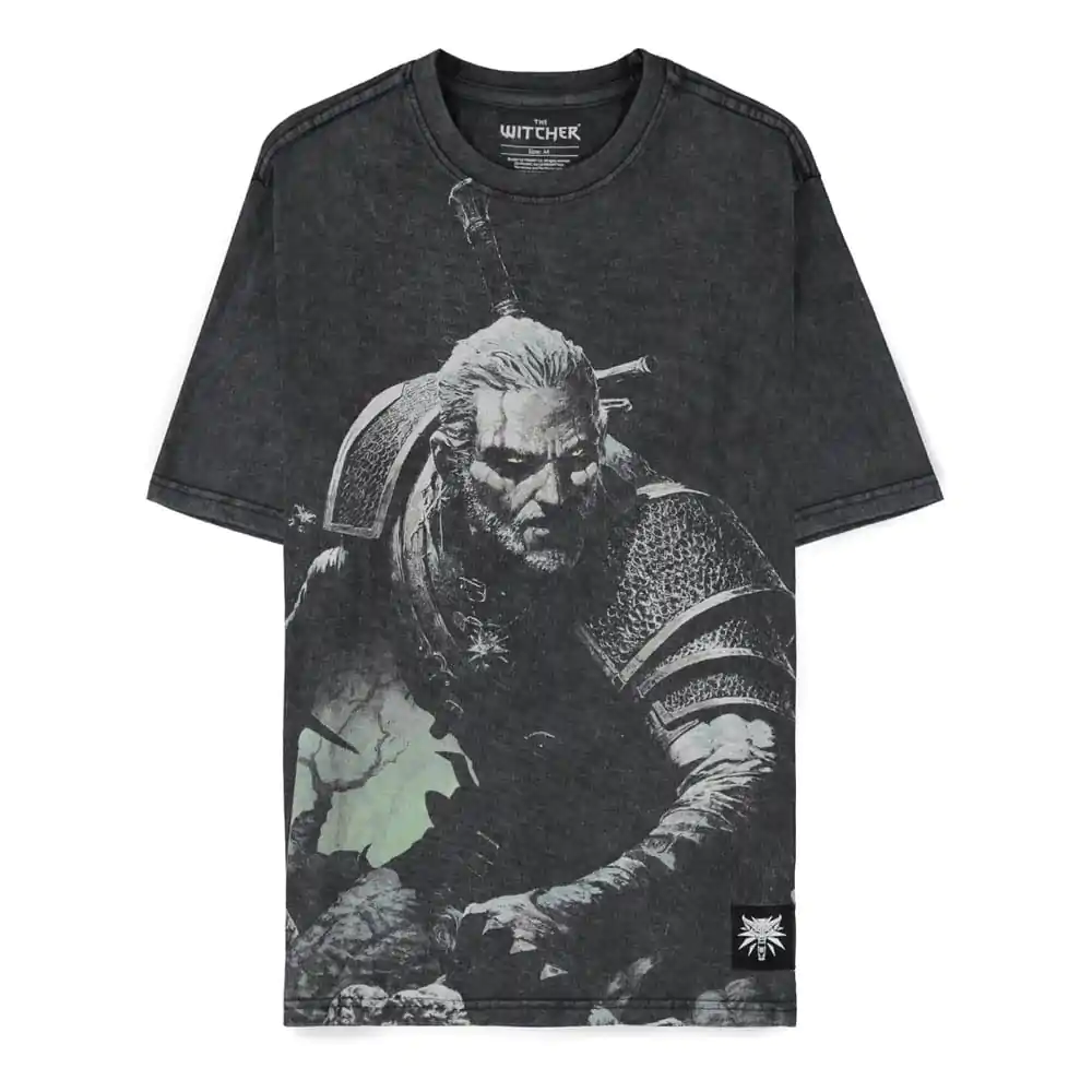 The Witcher Wild Hunt tričko Geralt Washed produktová fotografia